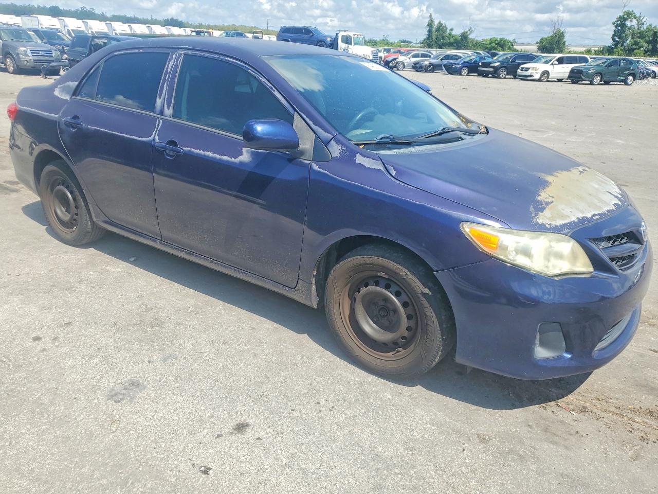 2013 Toyota Corolla L Blue vin: 2T1BU4EEXDC991552