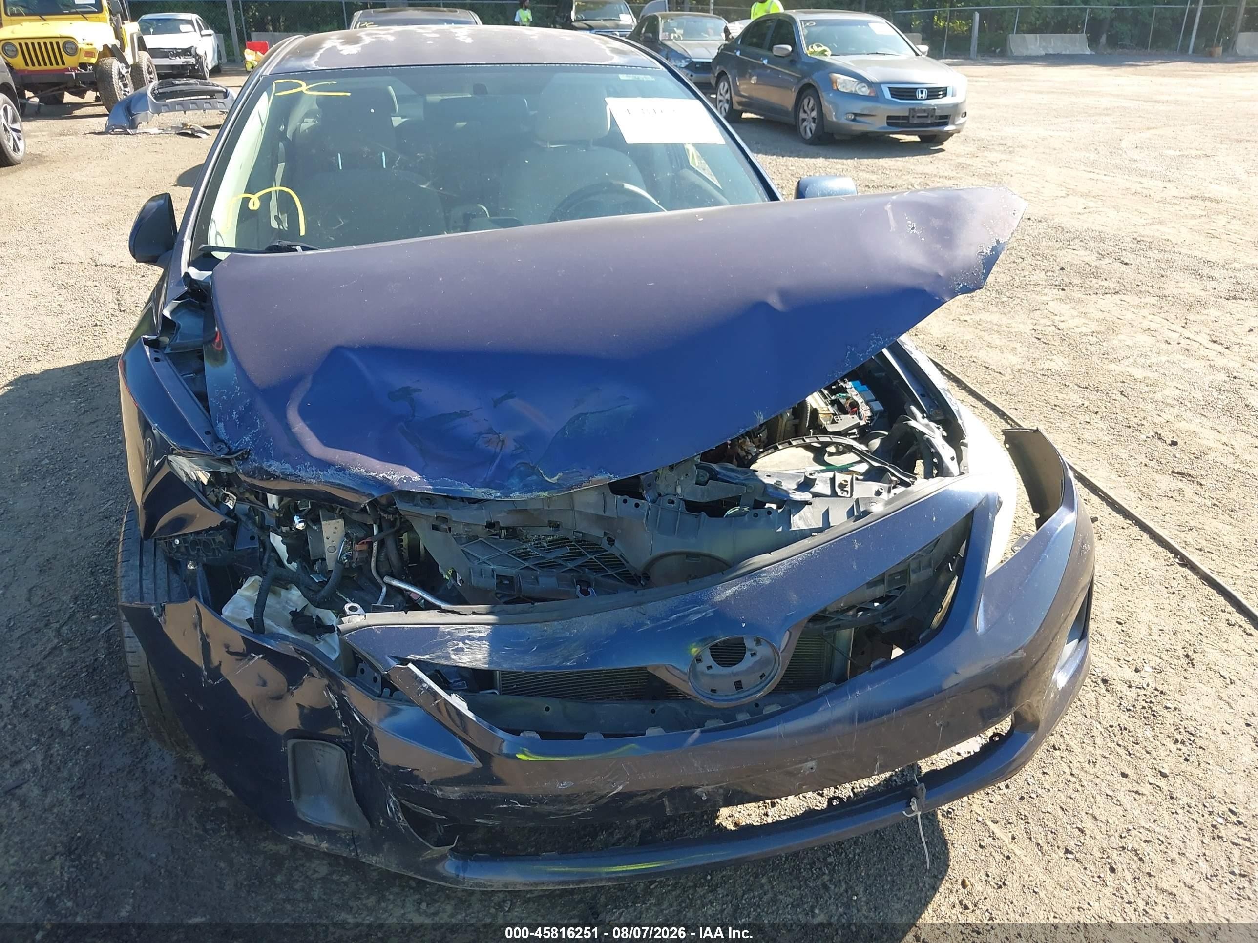 2013 Toyota Corolla L Blue vin: 2T1BU4EEXDC995410