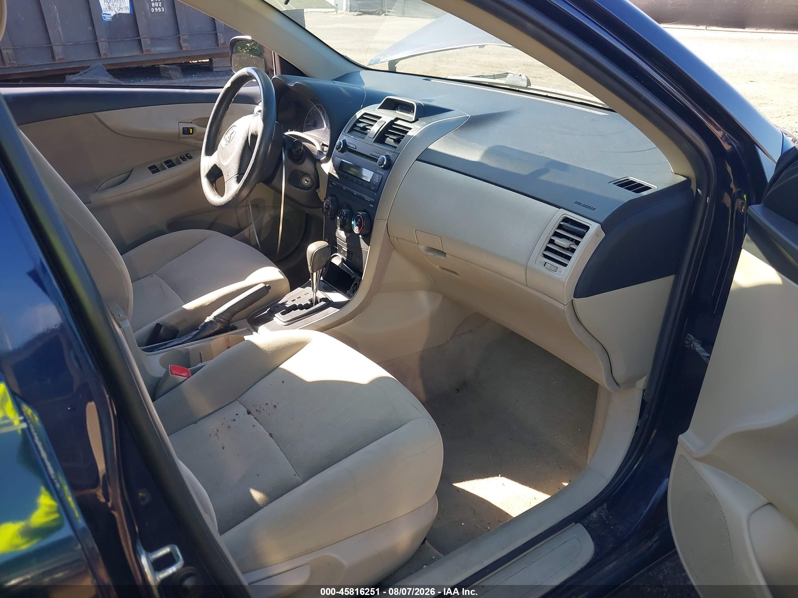 2013 Toyota Corolla L Blue vin: 2T1BU4EEXDC995410