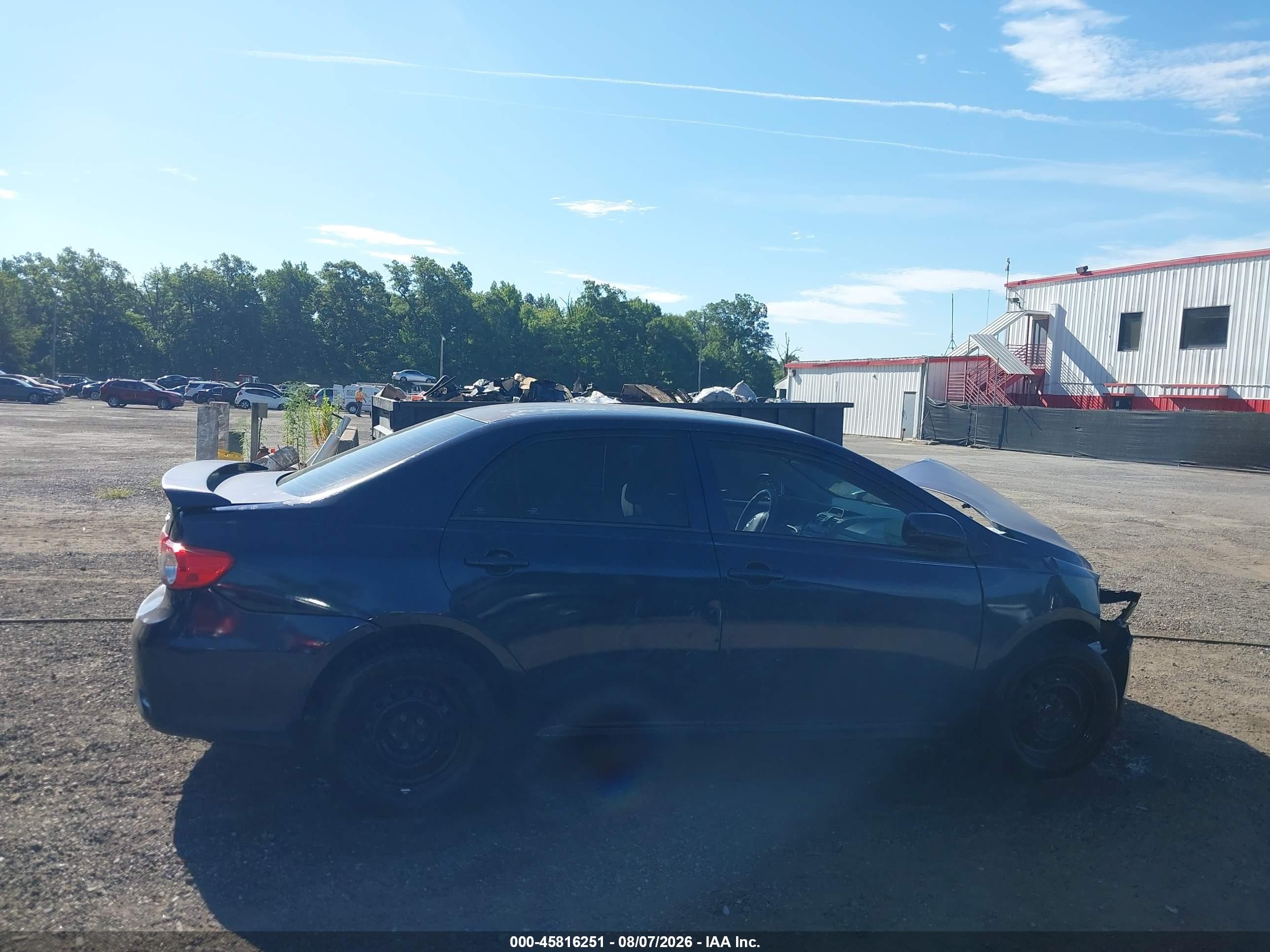 2013 Toyota Corolla L Blue vin: 2T1BU4EEXDC995410
