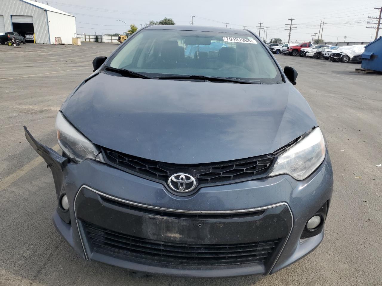 2014 Toyota Corolla L Blue vin: 2T1BURHE0EC002961