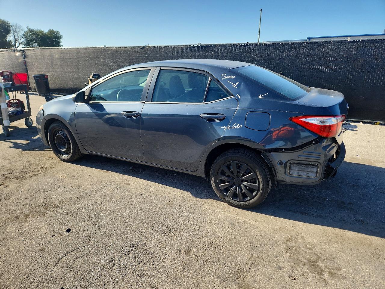 2014 Toyota Corolla L Серый vin: 2T1BURHE0EC004323