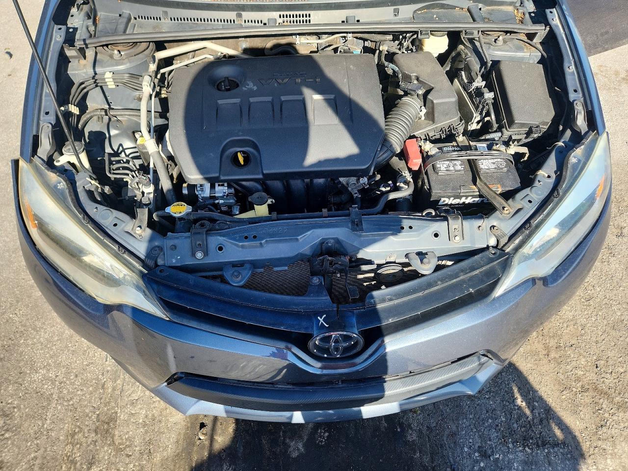 2014 Toyota Corolla L Серый vin: 2T1BURHE0EC004323