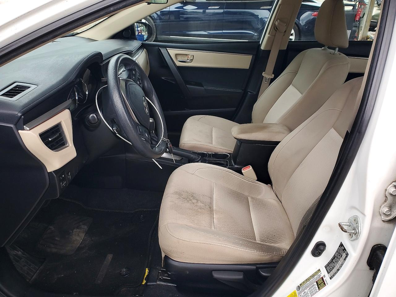 2014 Toyota Corolla Le White vin: 2T1BURHE0EC011935