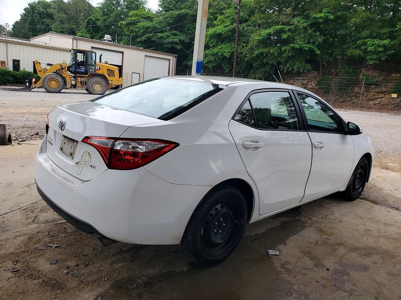 2014 Toyota Corolla Le White vin: 2T1BURHE0EC011935