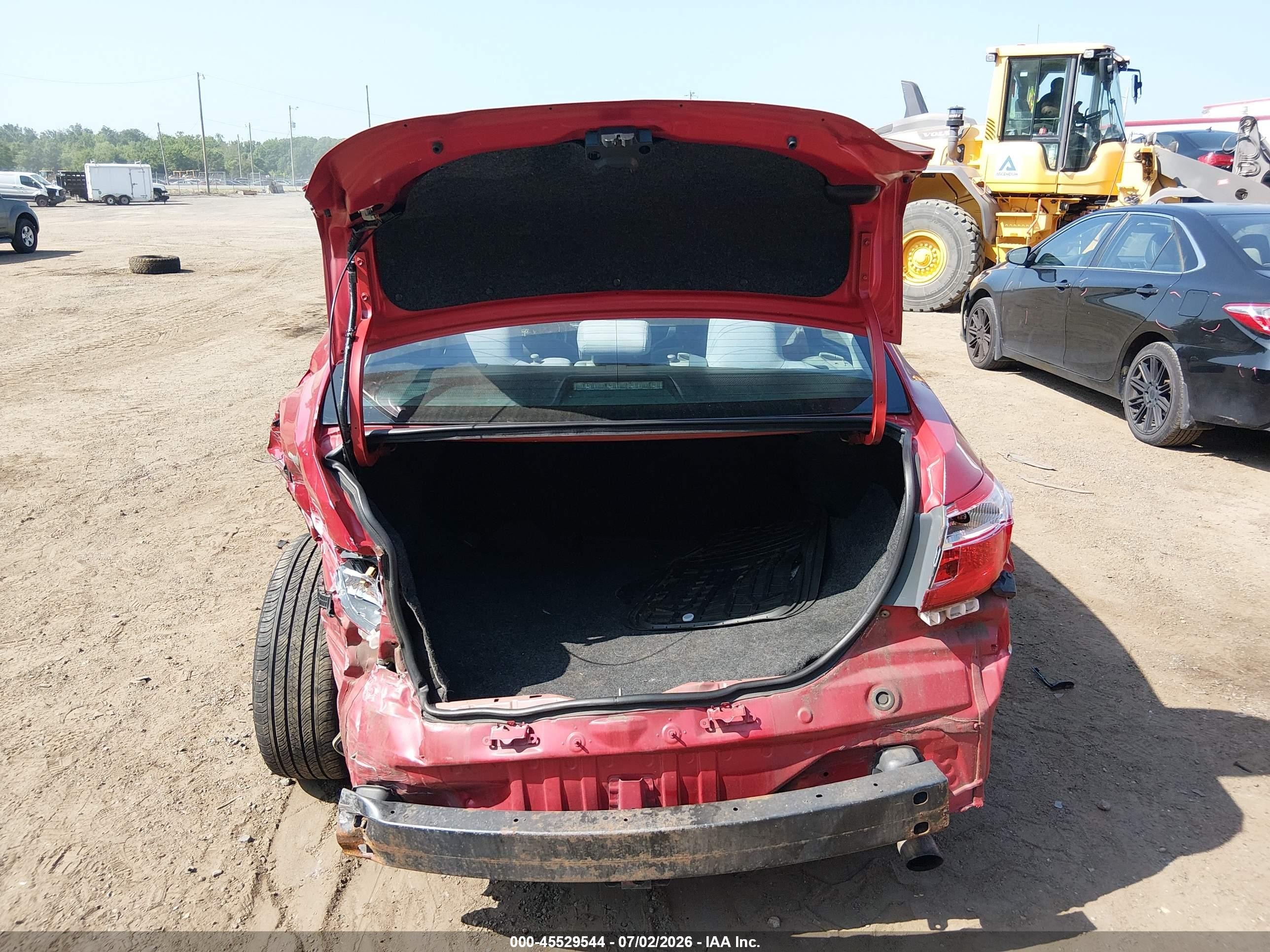 2014 Toyota Corolla Le Red vin: 2T1BURHE0EC012101