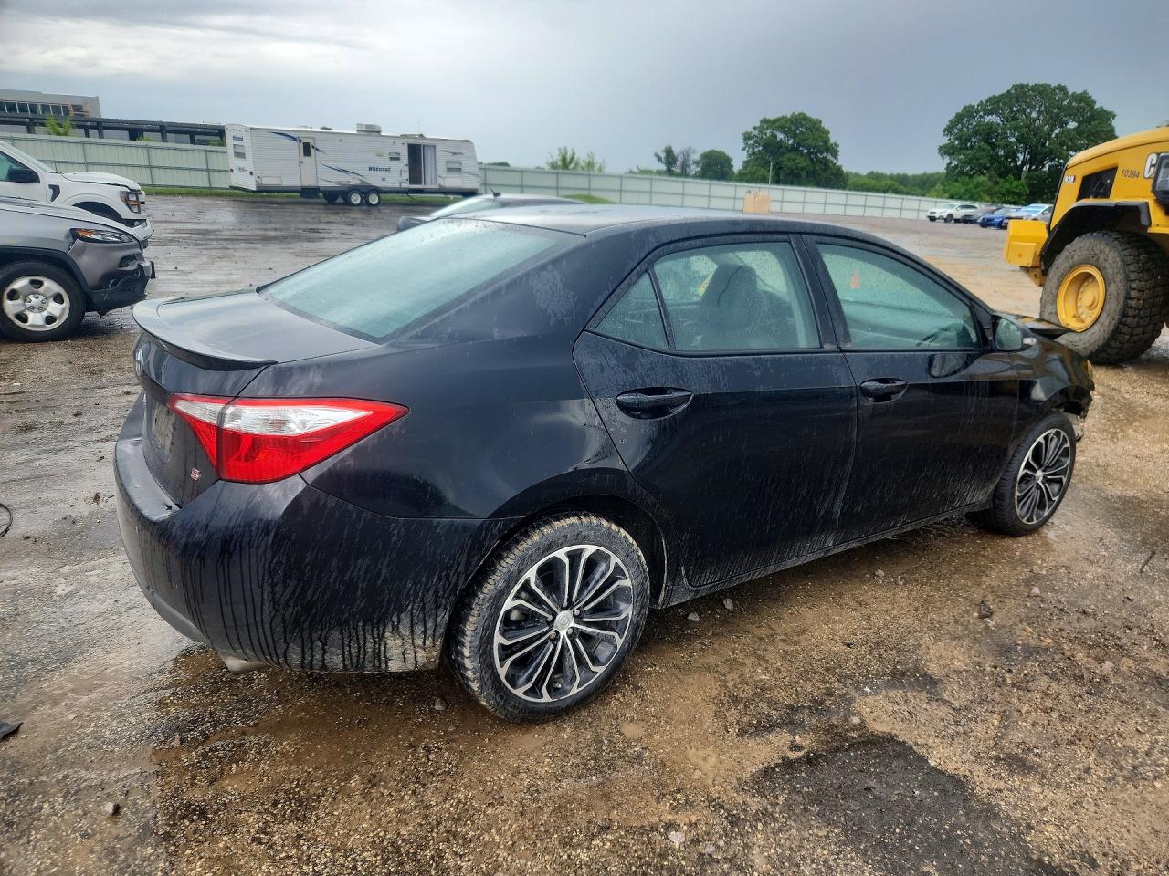 2014 Toyota Corolla S Plus Black vin: 2T1BURHE0EC019761