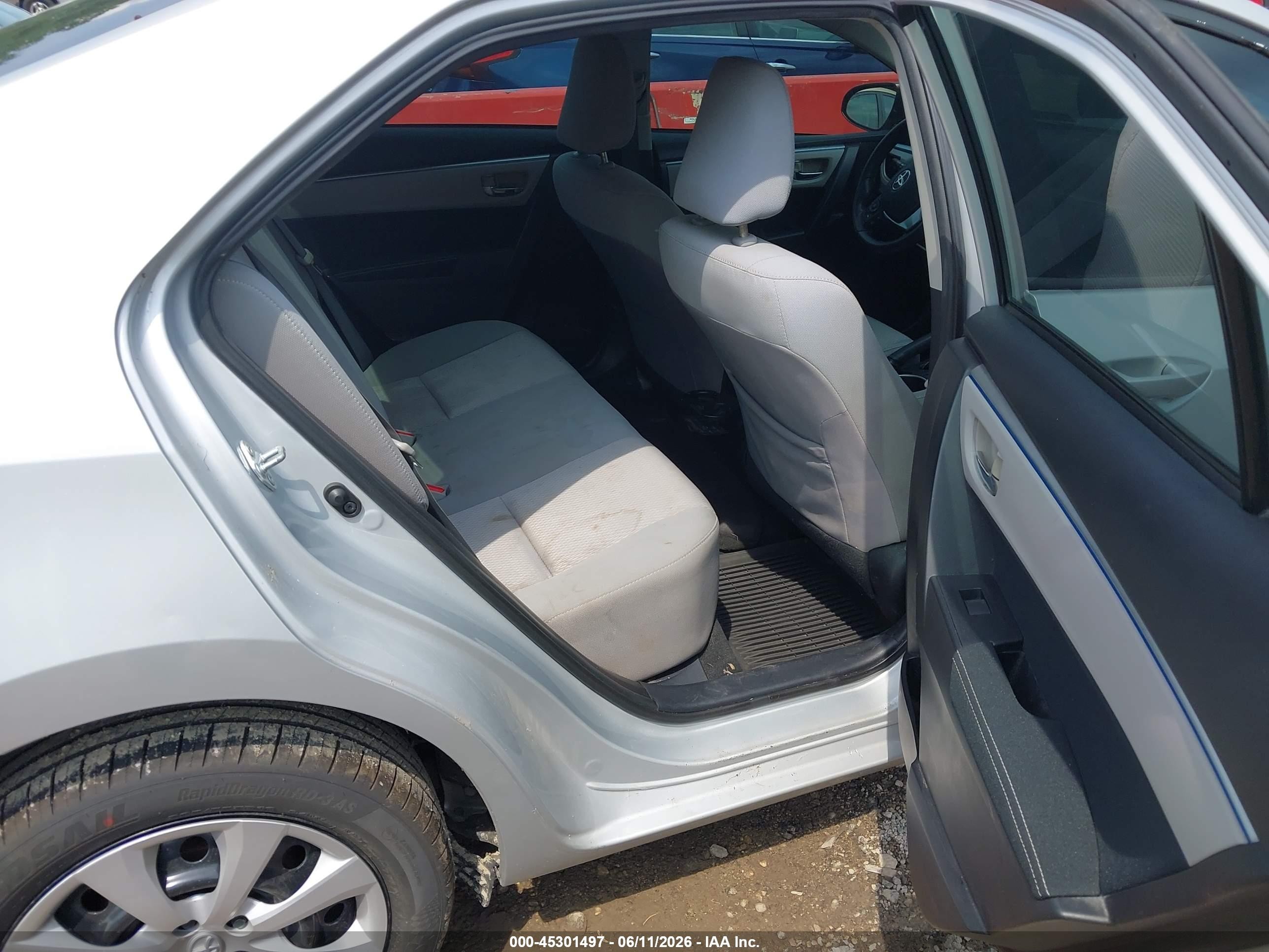 2014 Toyota Corolla Le Turquoise vin: 2T1BURHE0EC020473