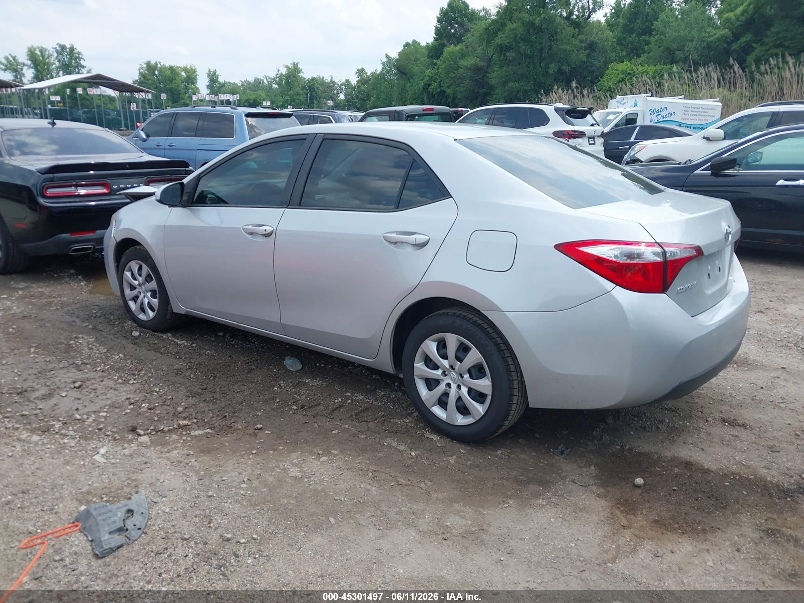 2014 Toyota Corolla Le Turquoise vin: 2T1BURHE0EC020473