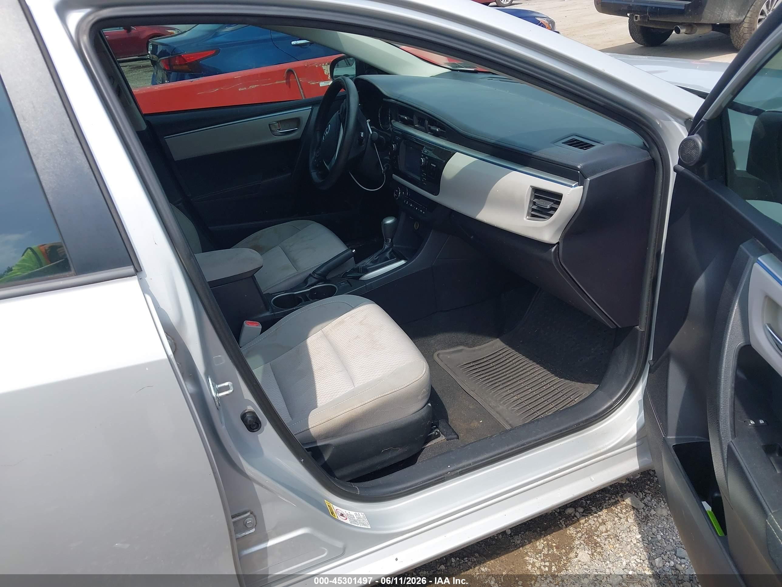 2014 Toyota Corolla Le Turquoise vin: 2T1BURHE0EC020473