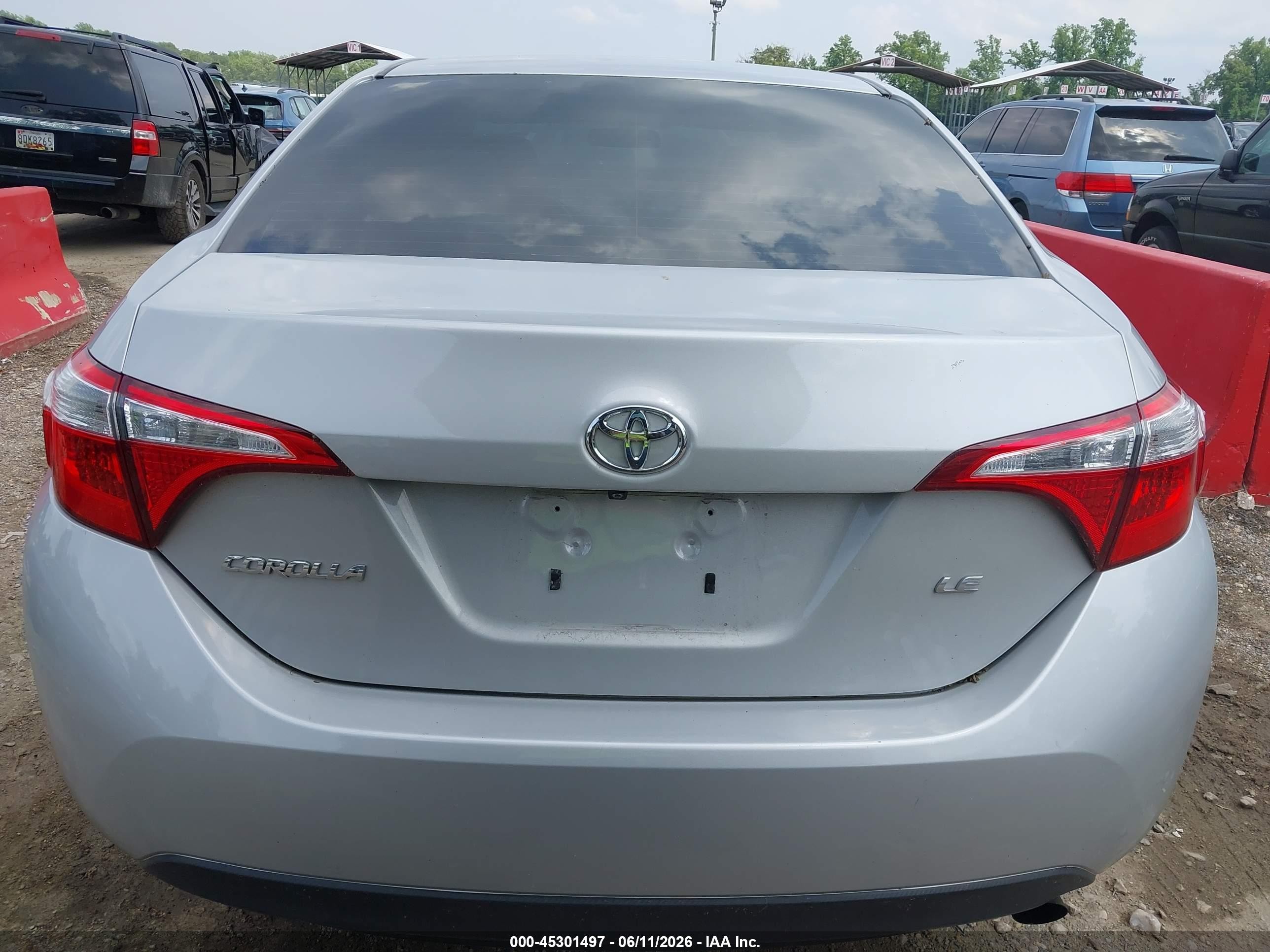 2014 Toyota Corolla Le Turquoise vin: 2T1BURHE0EC020473