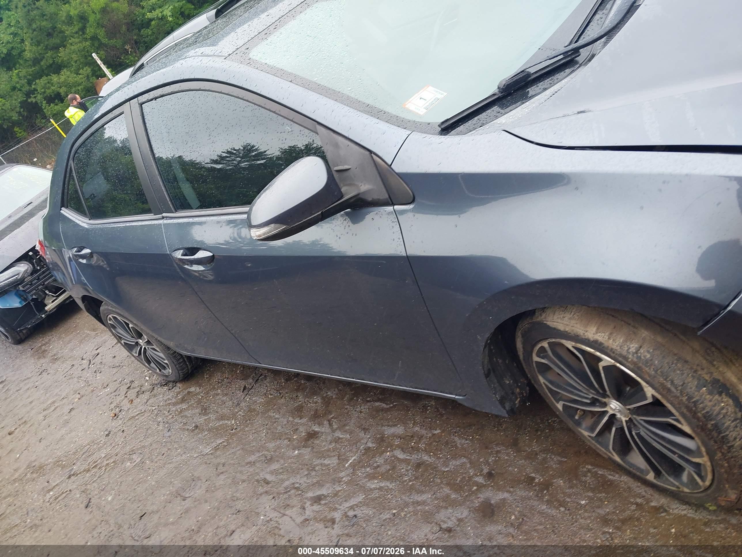 2014 Toyota Corolla S Plus Gray vin: 2T1BURHE0EC021204