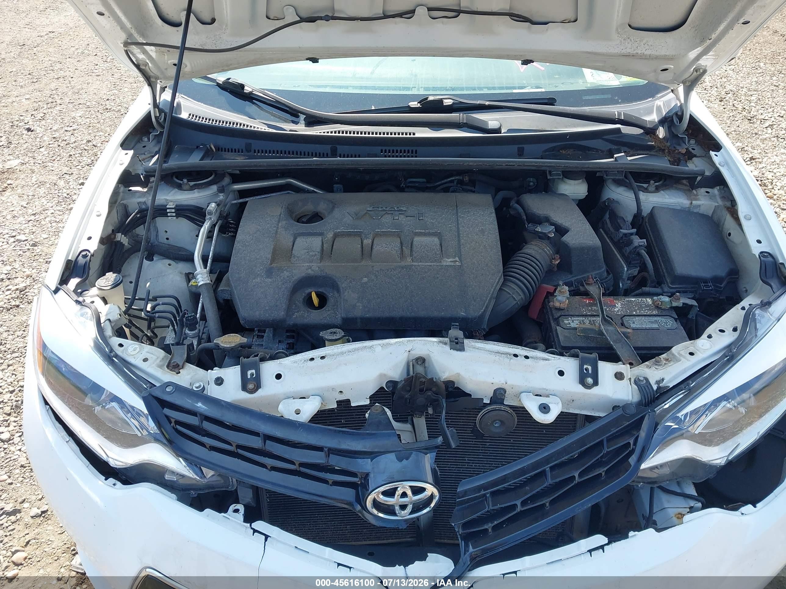 2014 Toyota Corolla S Plus White vin: 2T1BURHE0EC031036