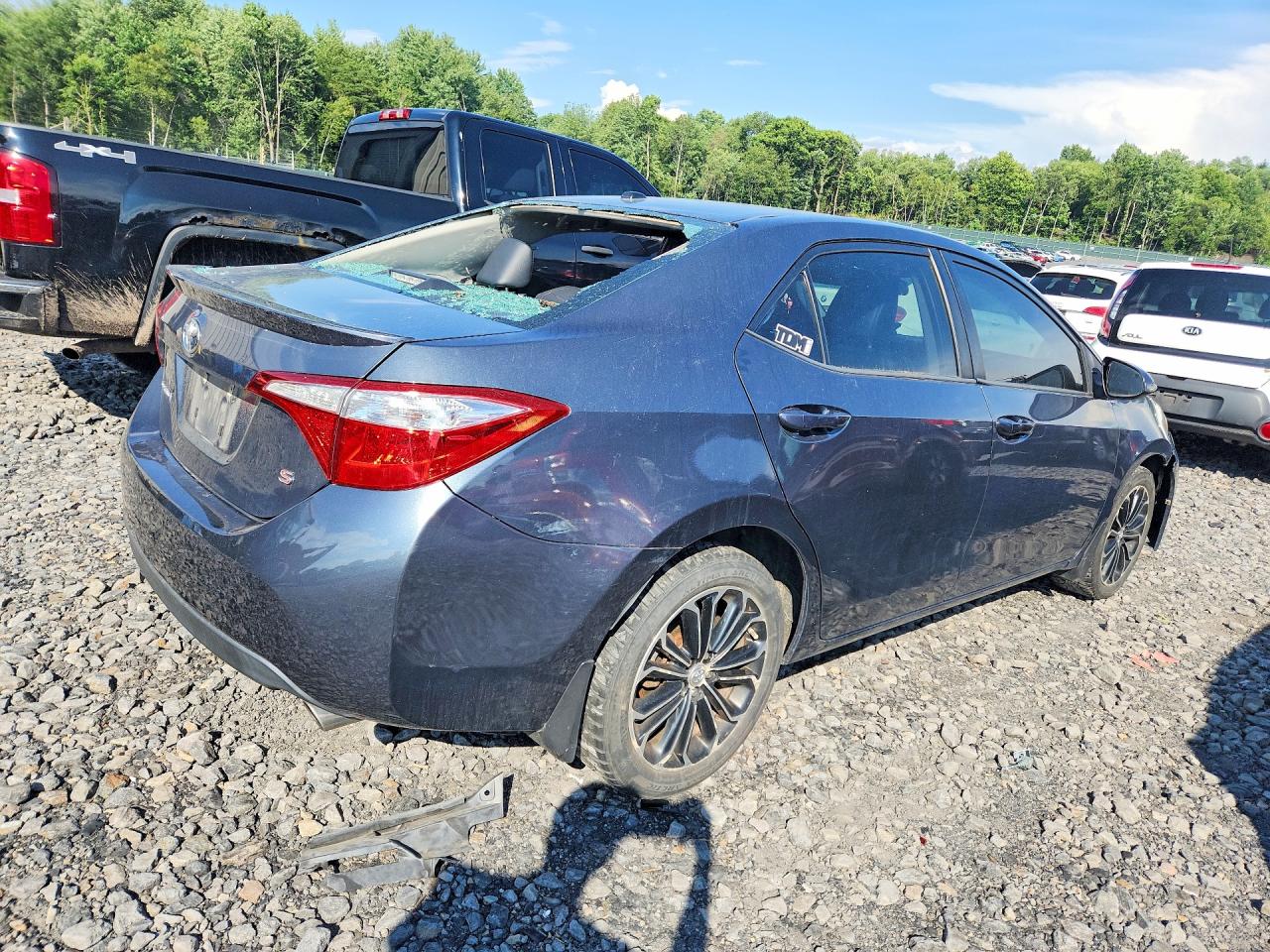 2014 Toyota Corolla S Premium Gray vin: 2T1BURHE0EC035832