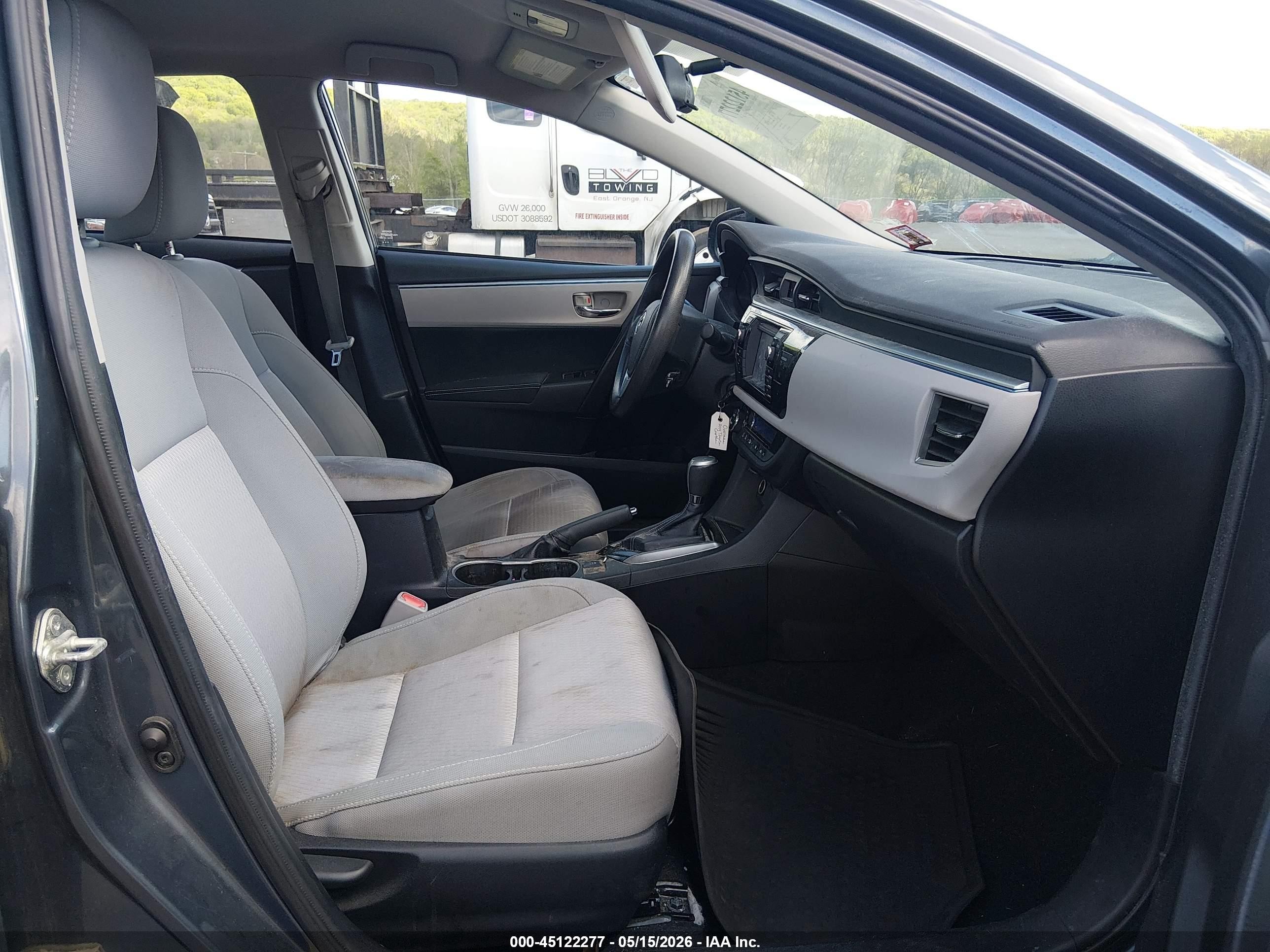 2014 Toyota Corolla Le Blue vin: 2T1BURHE0EC038004