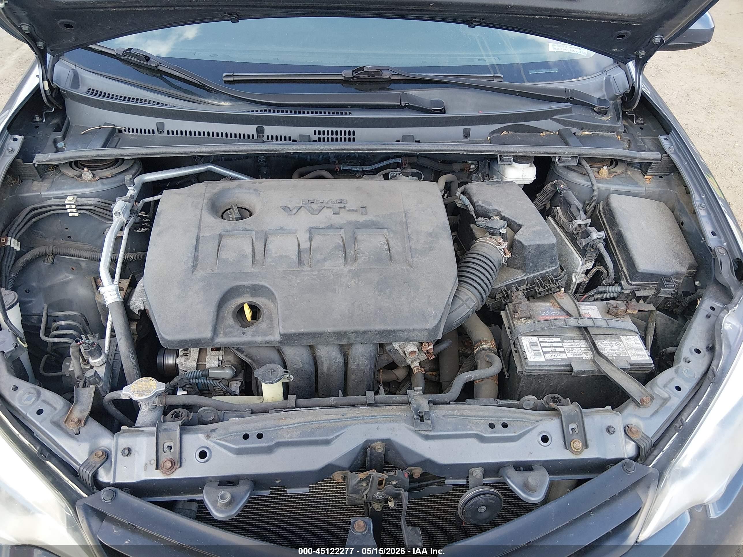 2014 Toyota Corolla Le Blue vin: 2T1BURHE0EC038004