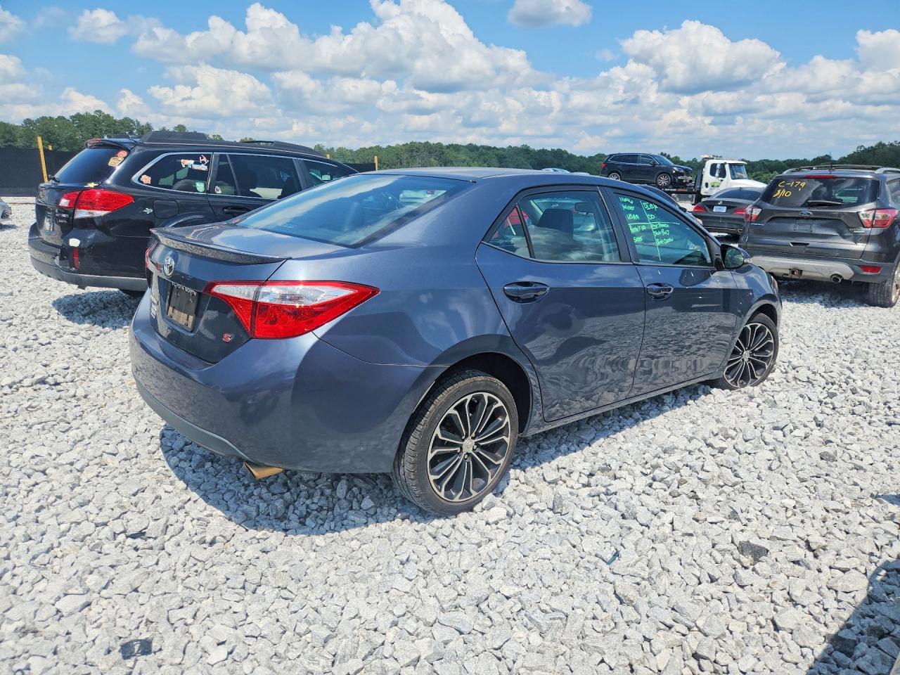 2014 Toyota Corolla S Plus Gray vin: 2T1BURHE0EC046233