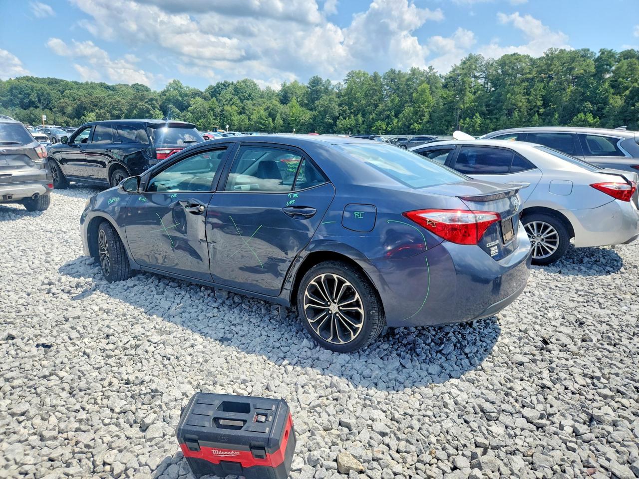 2014 Toyota Corolla S Plus Gray vin: 2T1BURHE0EC046233