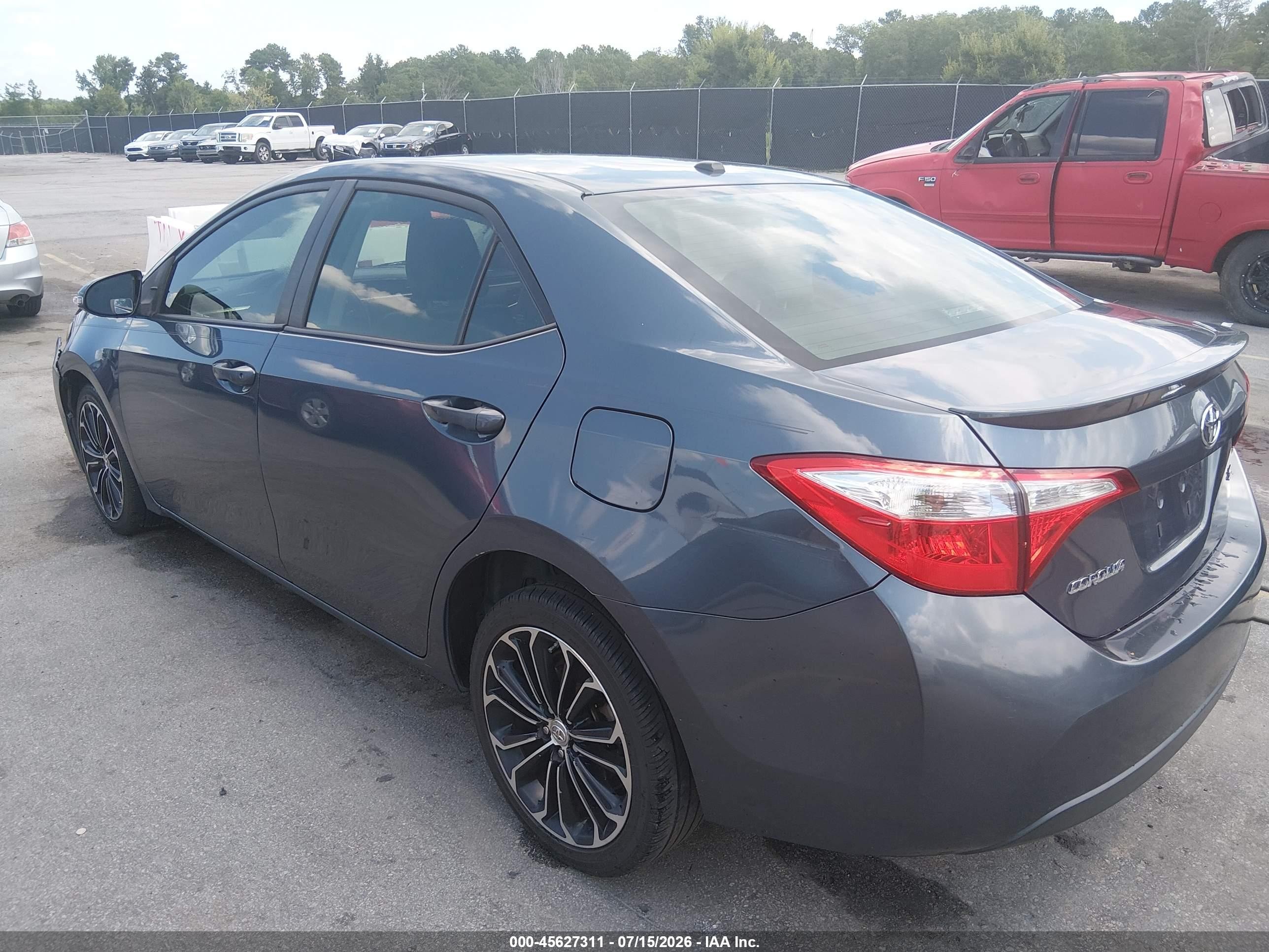 2014 Toyota Corolla S Plus Серый vin: 2T1BURHE0EC053022