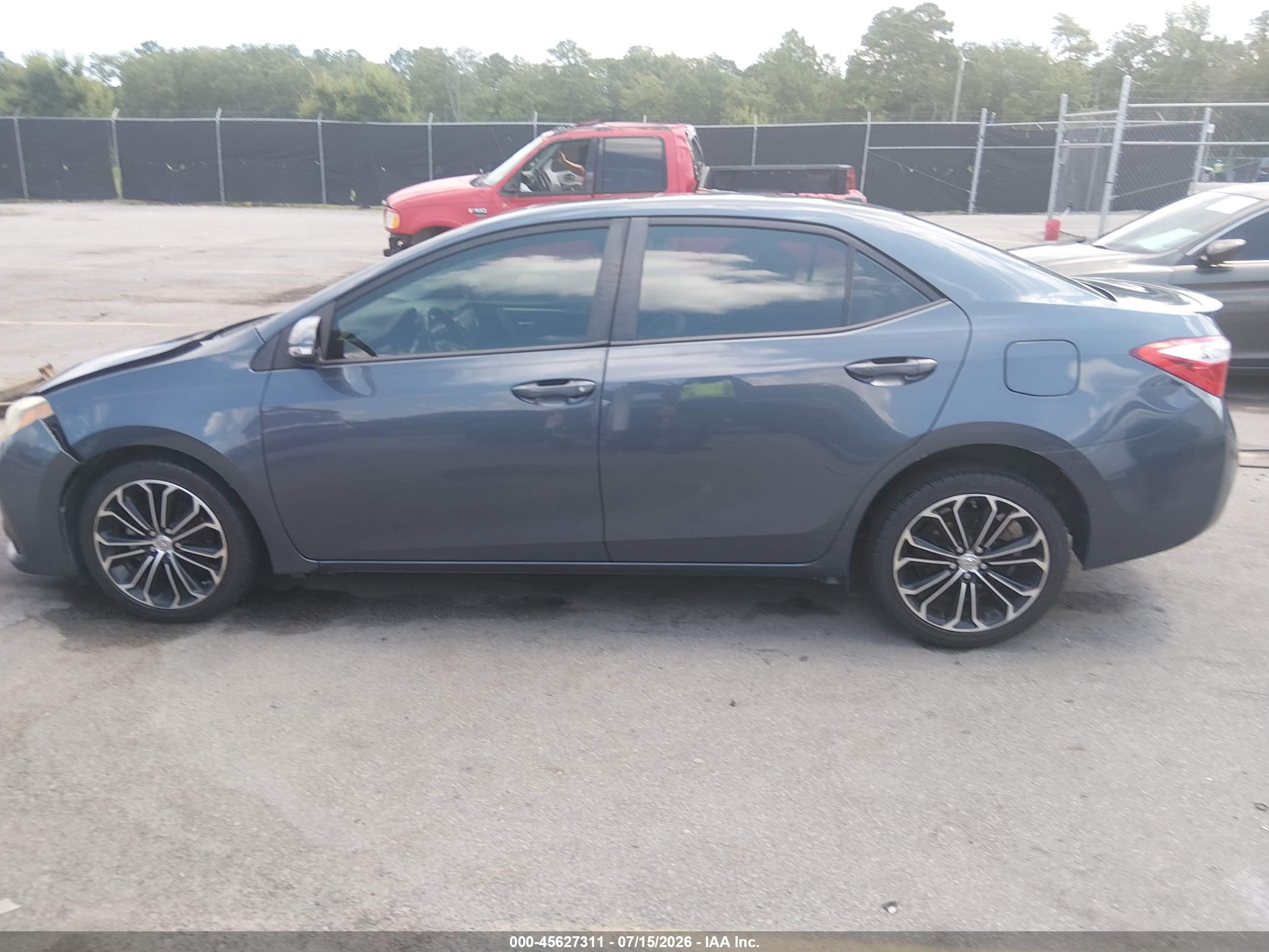 2014 Toyota Corolla S Plus Серый vin: 2T1BURHE0EC053022