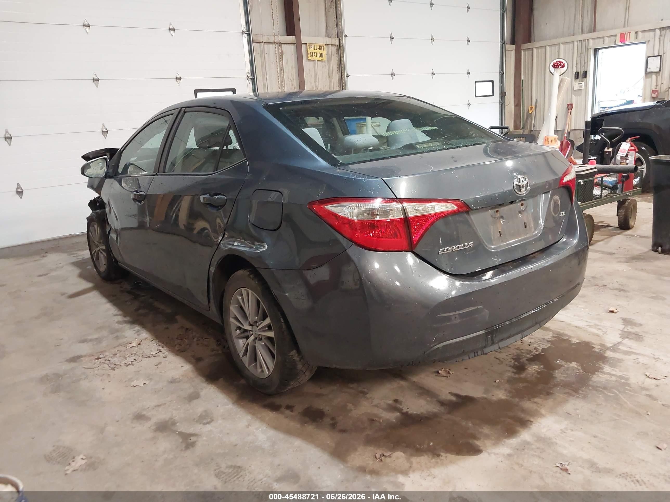 2014 Toyota Corolla Le Plus Dark Blue vin: 2T1BURHE0EC076770
