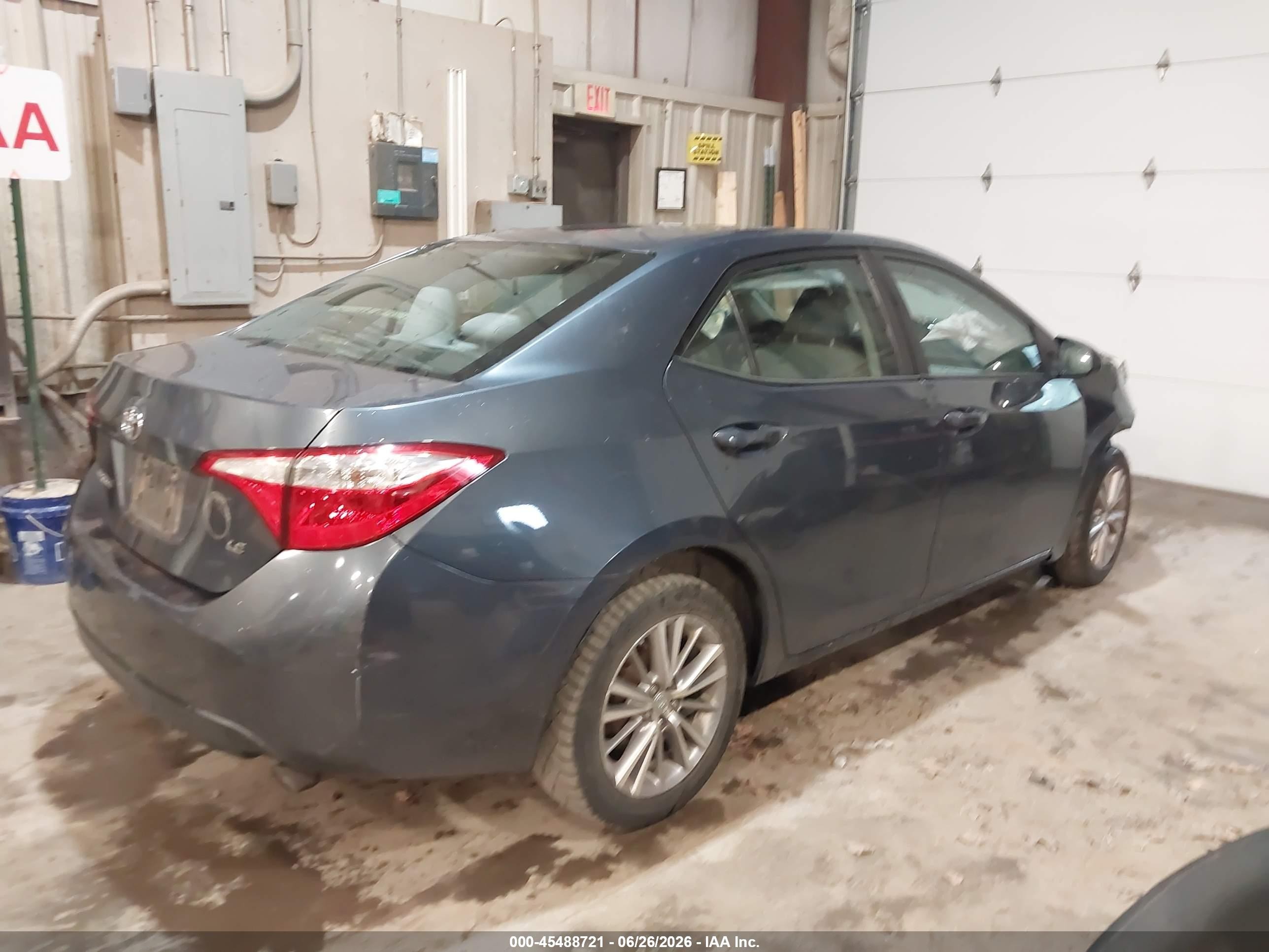 2014 Toyota Corolla Le Plus Dark Blue vin: 2T1BURHE0EC076770
