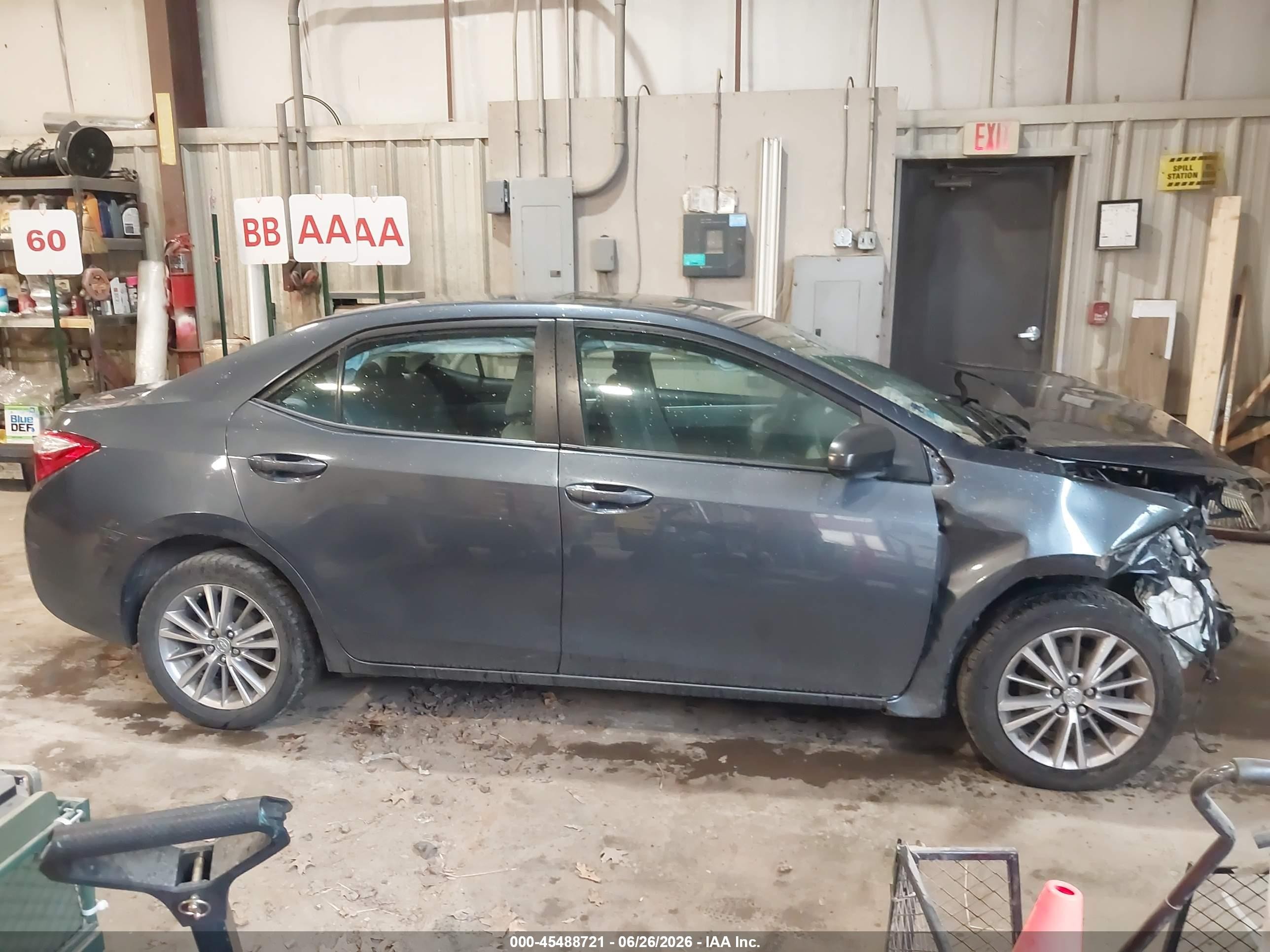 2014 Toyota Corolla Le Plus Dark Blue vin: 2T1BURHE0EC076770