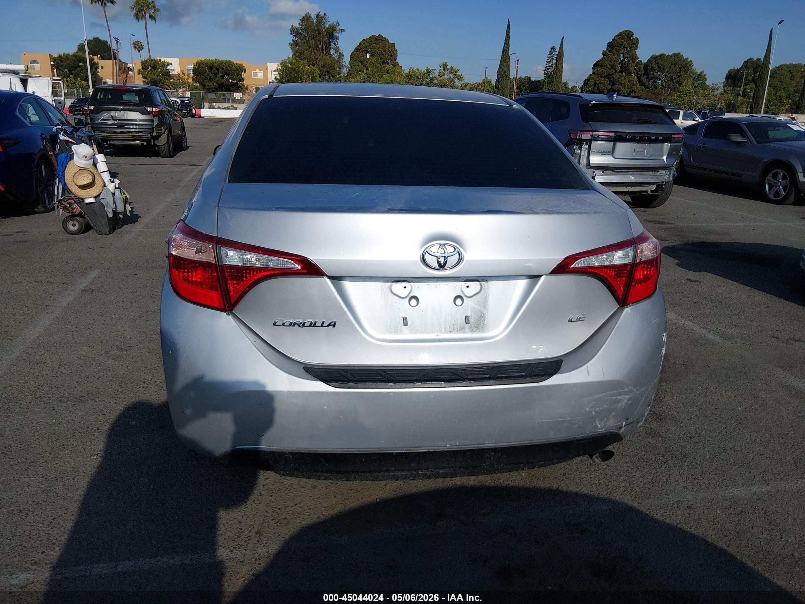 2014 Toyota Corolla L Silver vin: 2T1BURHE0EC082343
