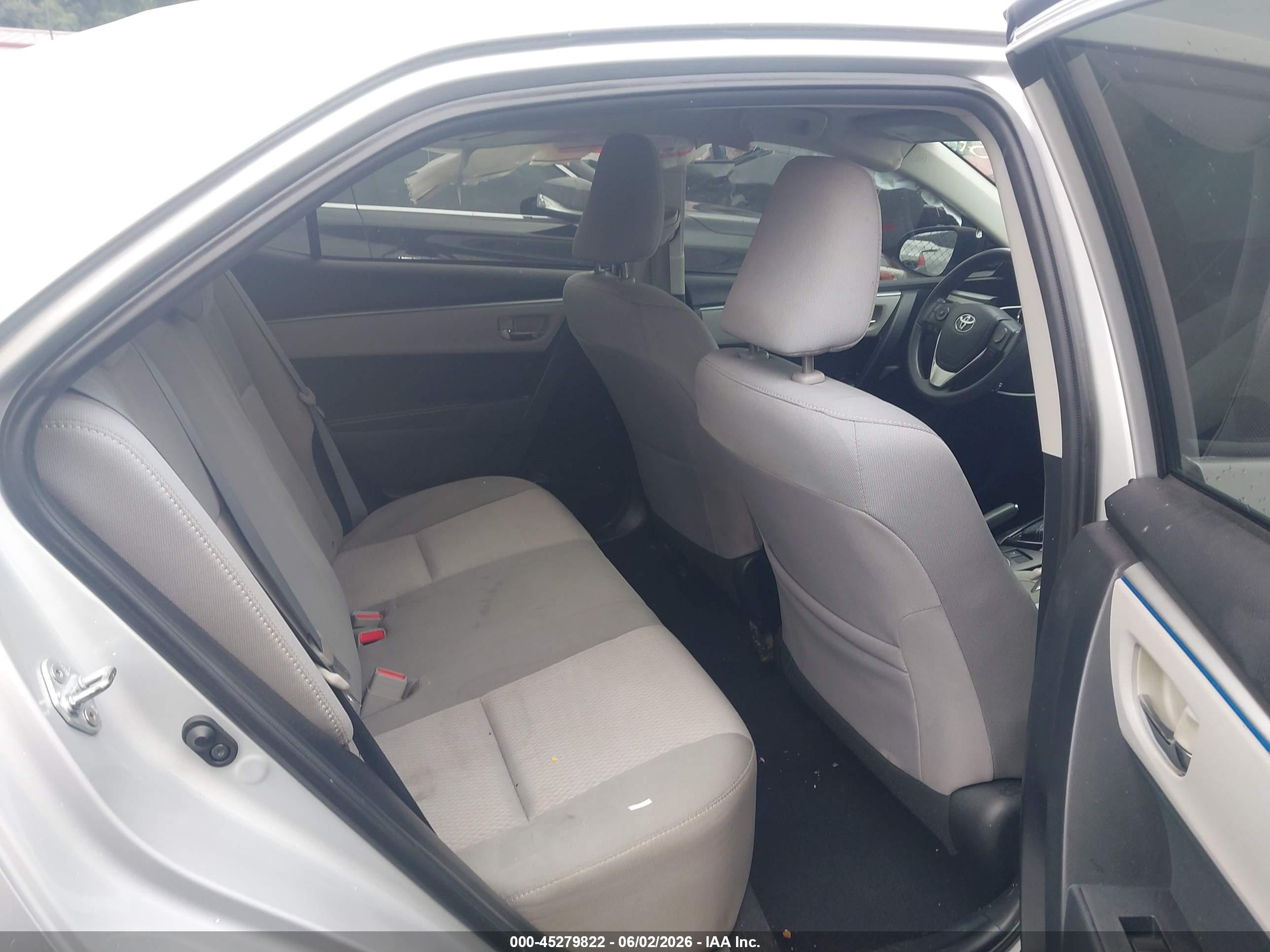 2014 Toyota Corolla Le Серебряный vin: 2T1BURHE0EC084173