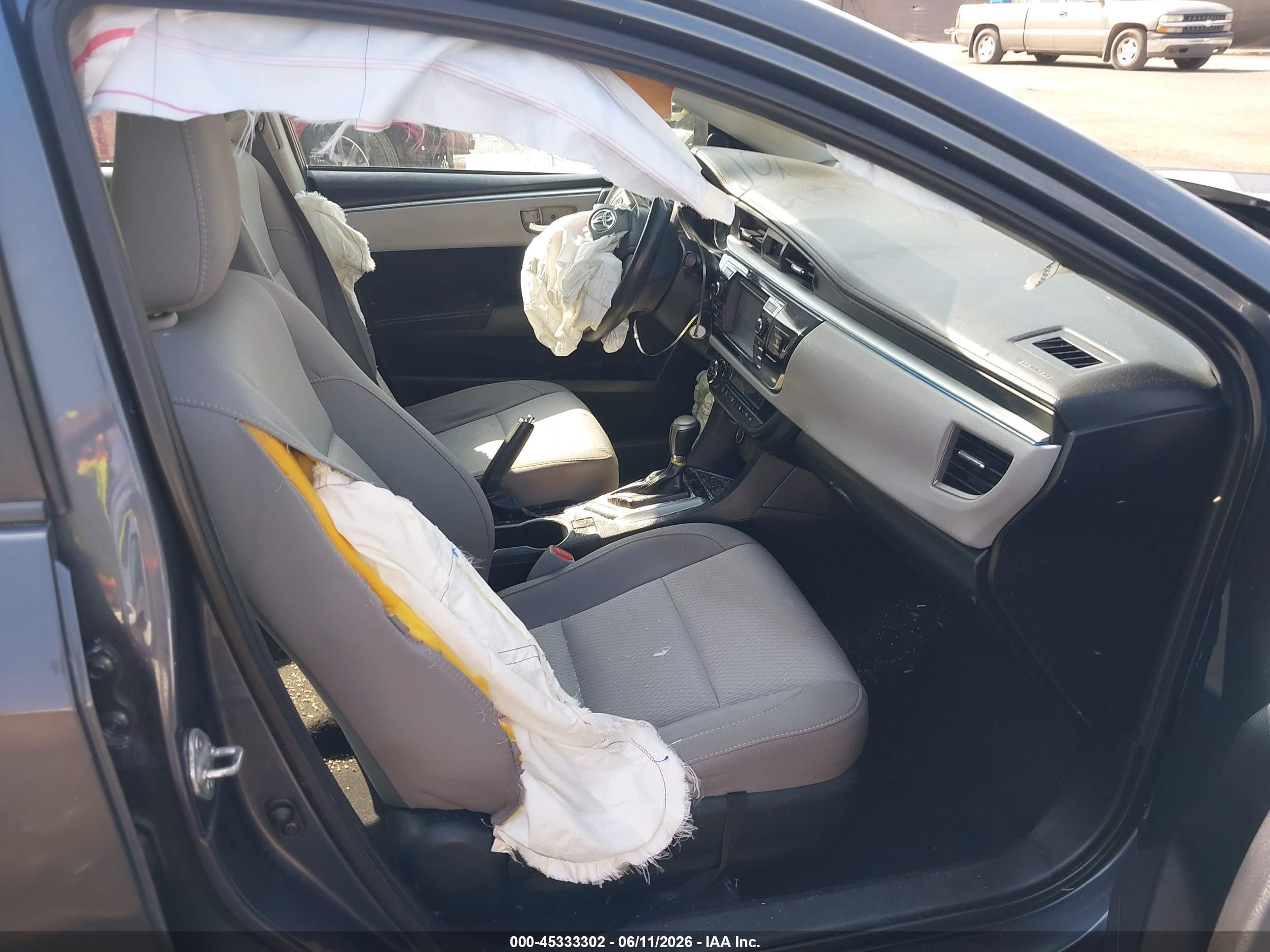 2014 Toyota Corolla Le Blue vin: 2T1BURHE0EC093780