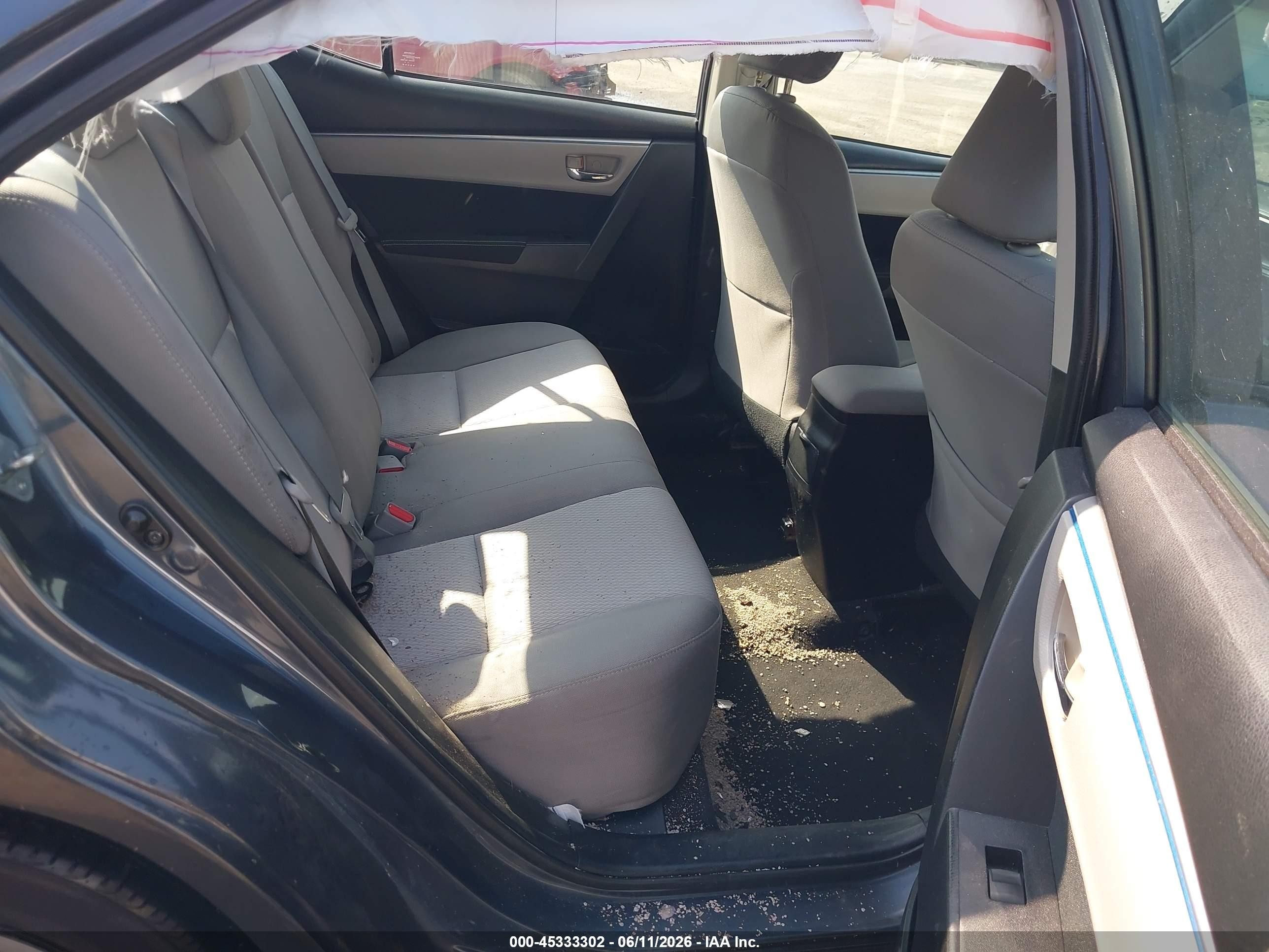 2014 Toyota Corolla Le Blue vin: 2T1BURHE0EC093780