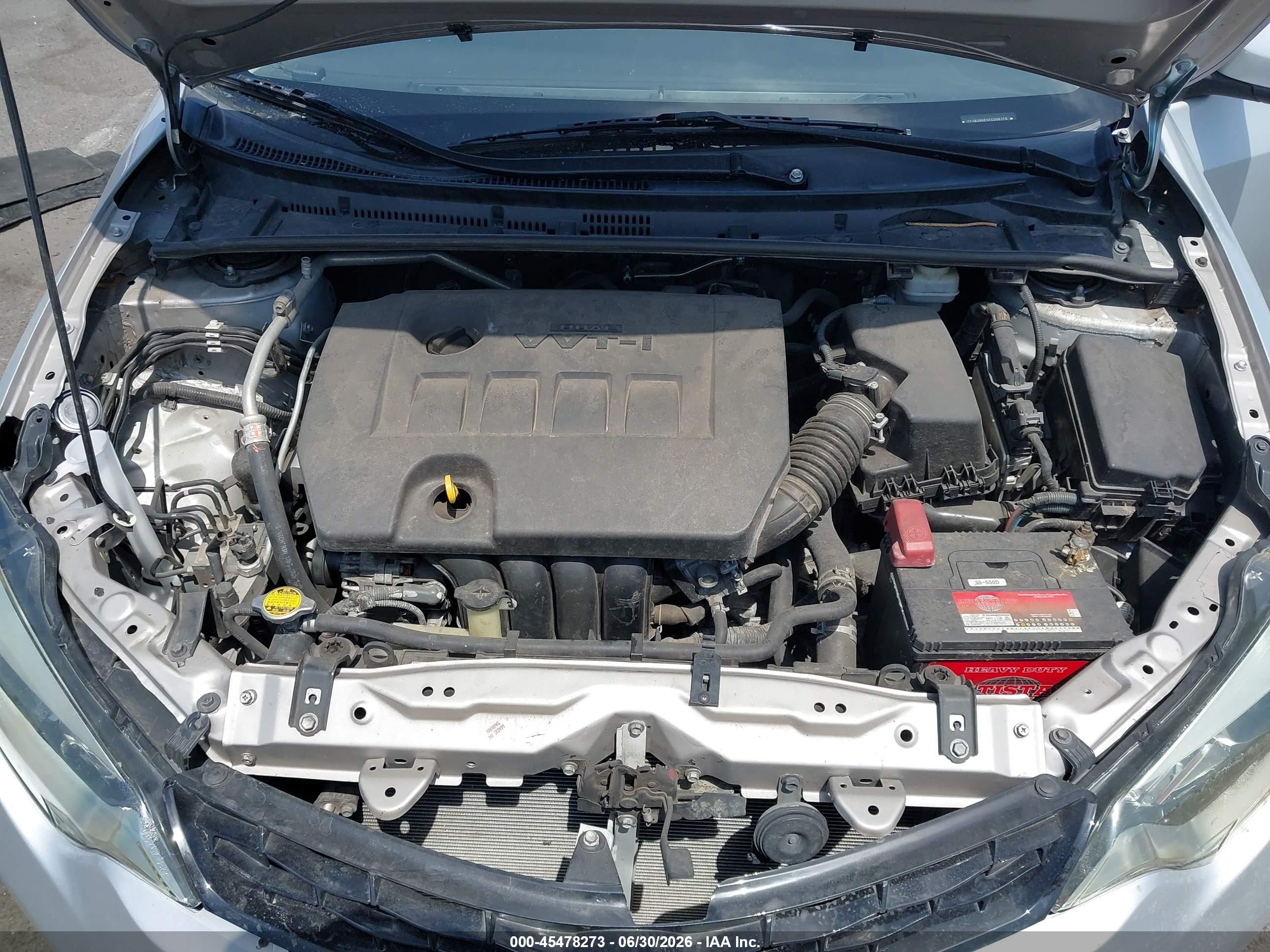 2014 Toyota Corolla S Plus Silver vin: 2T1BURHE0EC096176