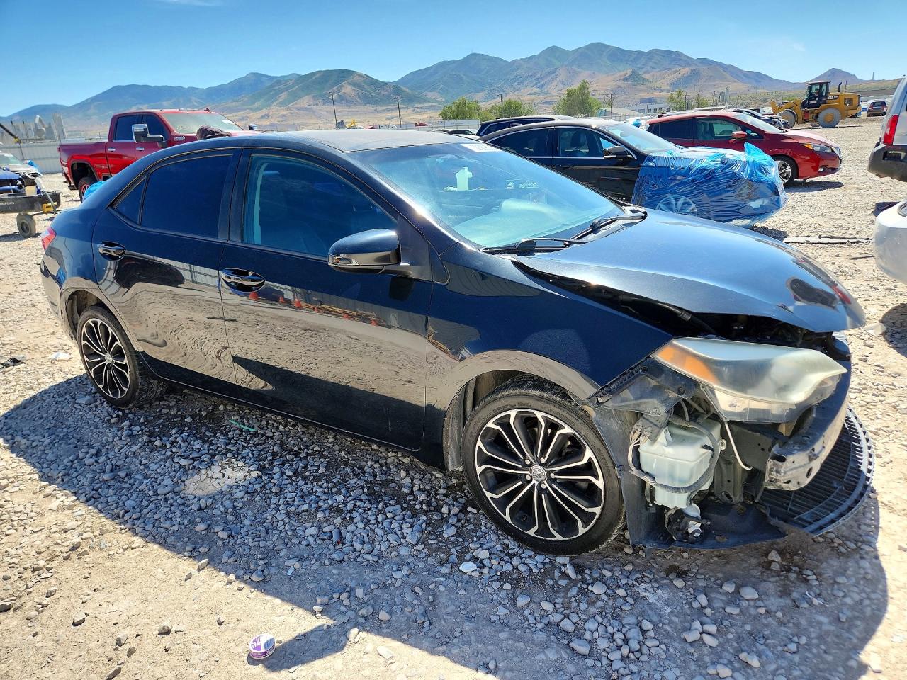 2014 Toyota Corolla S Plus Black vin: 2T1BURHE0EC097358