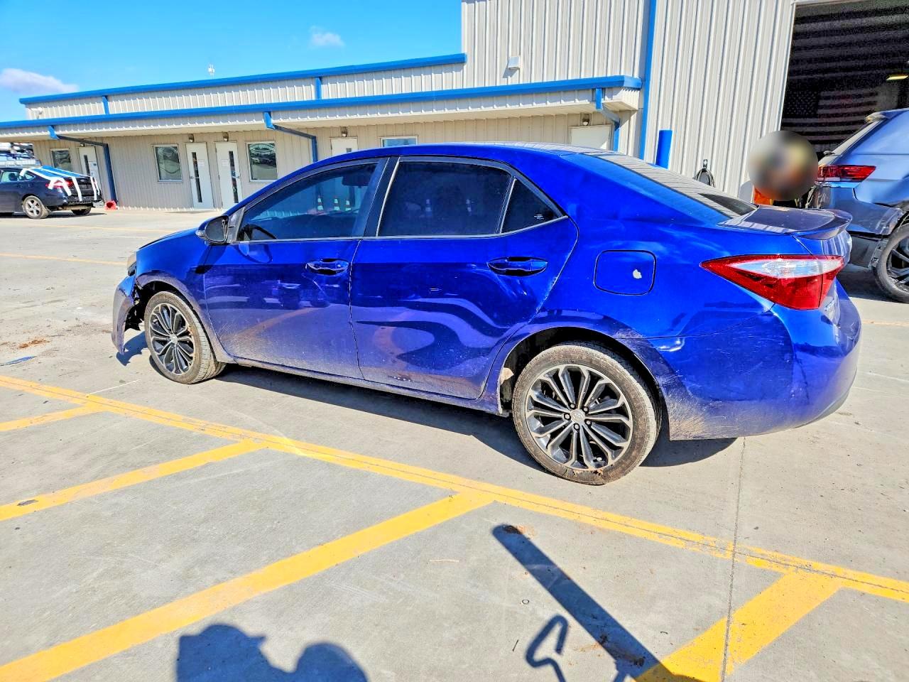 2014 Toyota Corolla S Plus Синий vin: 2T1BURHE0EC101814