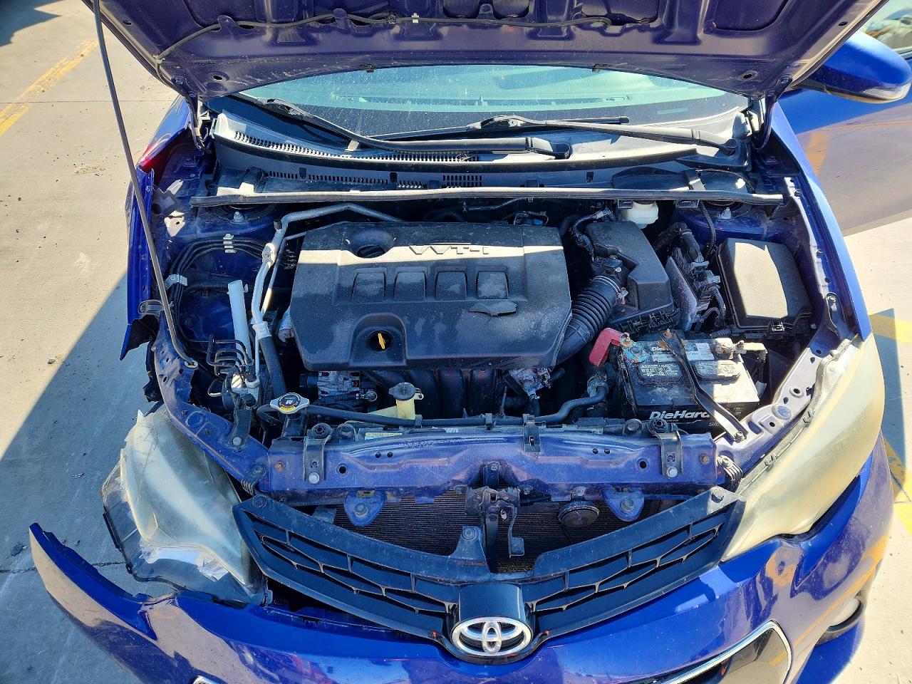 2014 Toyota Corolla S Plus Синий vin: 2T1BURHE0EC101814