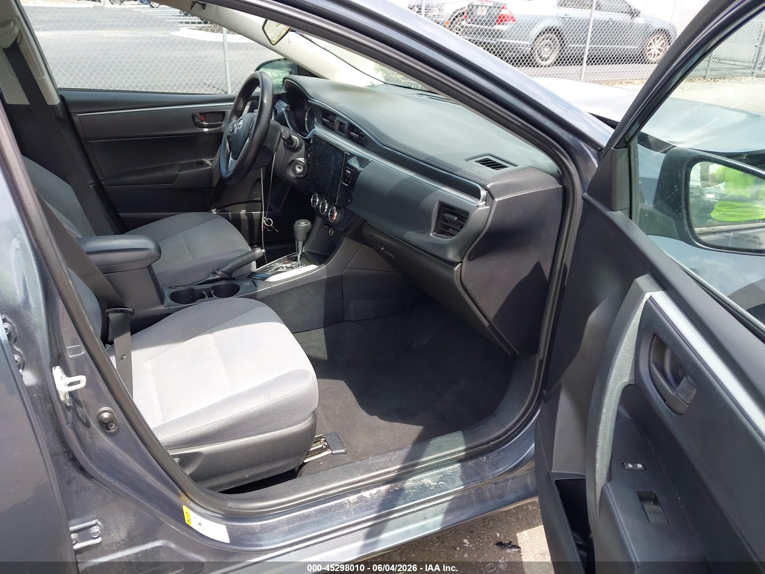 2014 Toyota Corolla L Blue vin: 2T1BURHE0EC103224