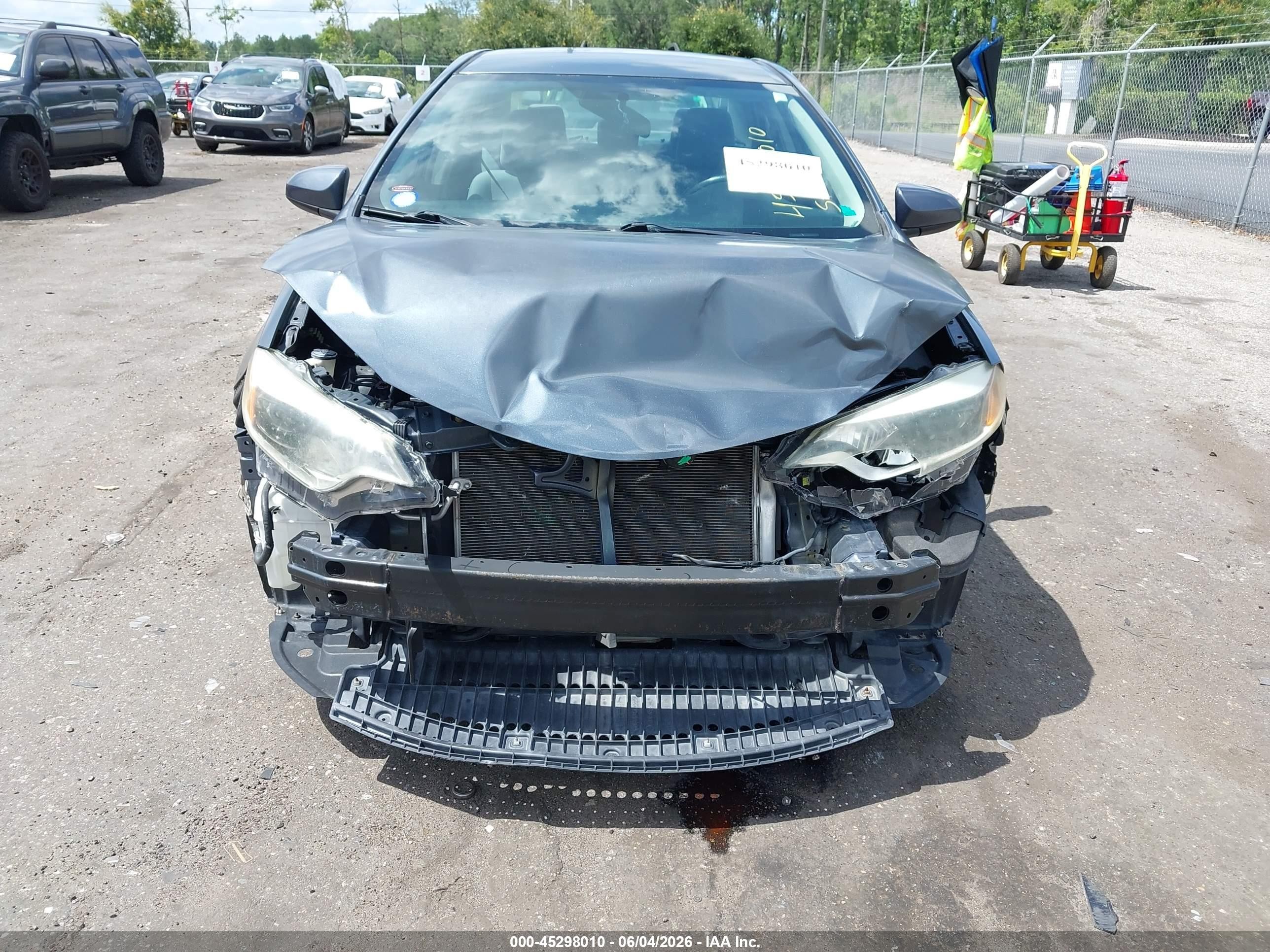 2014 Toyota Corolla L Blue vin: 2T1BURHE0EC103224