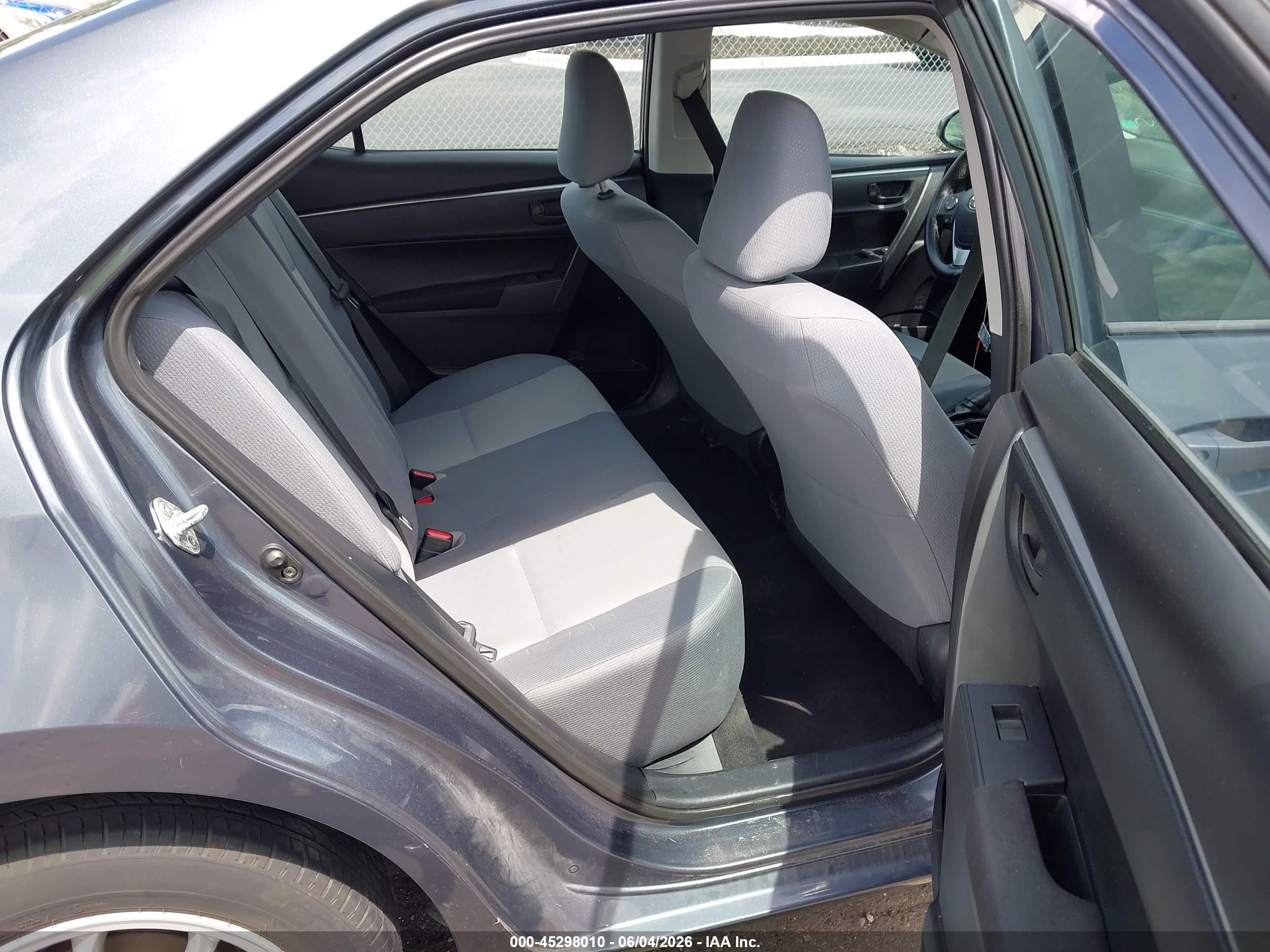2014 Toyota Corolla L Blue vin: 2T1BURHE0EC103224