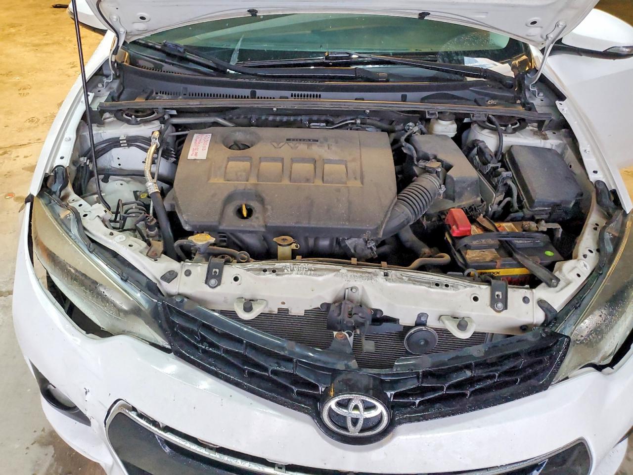 2014 Toyota Corolla S Plus White vin: 2T1BURHE0EC124297