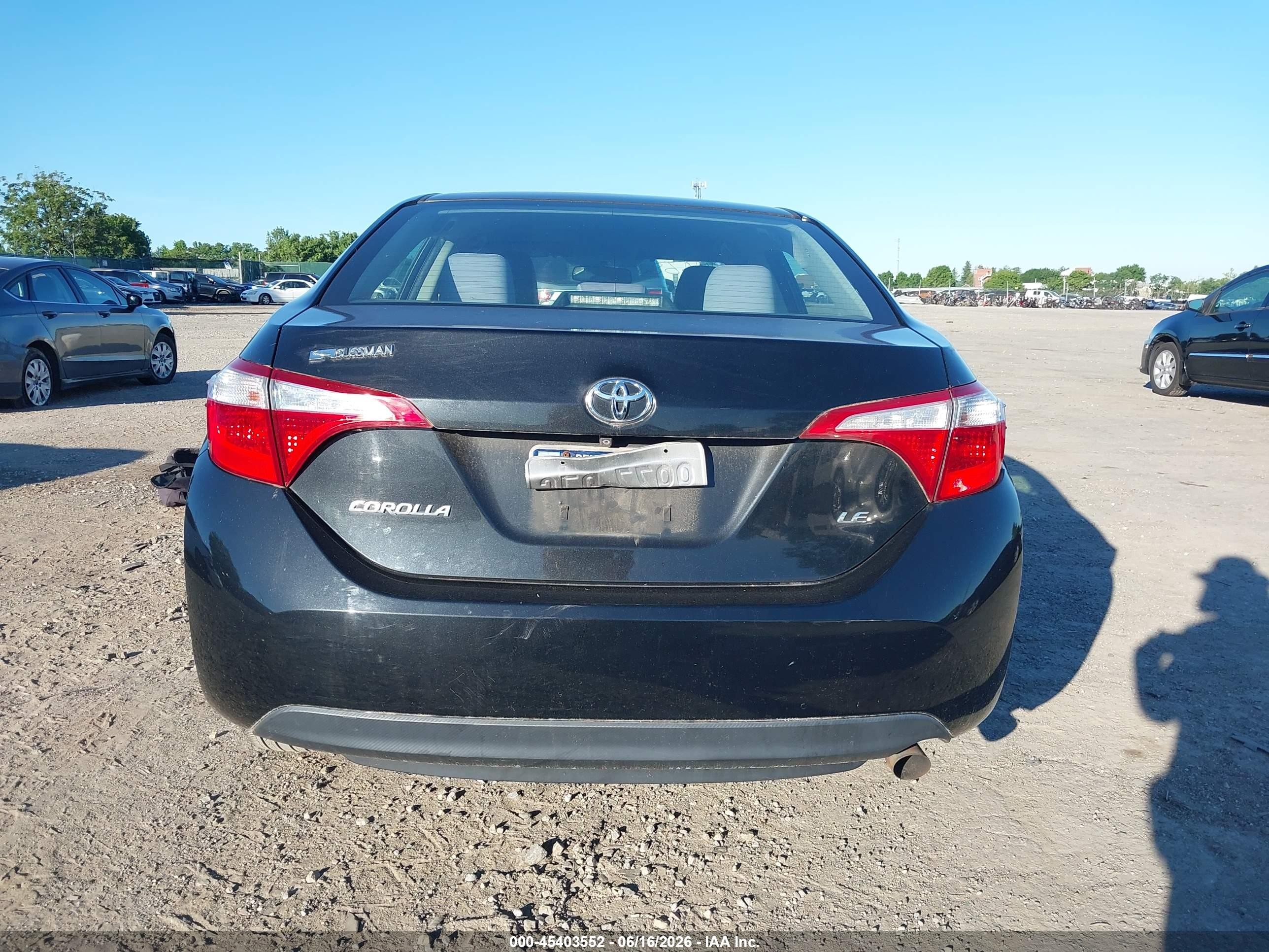 2014 Toyota Corolla Le Black vin: 2T1BURHE0EC131962