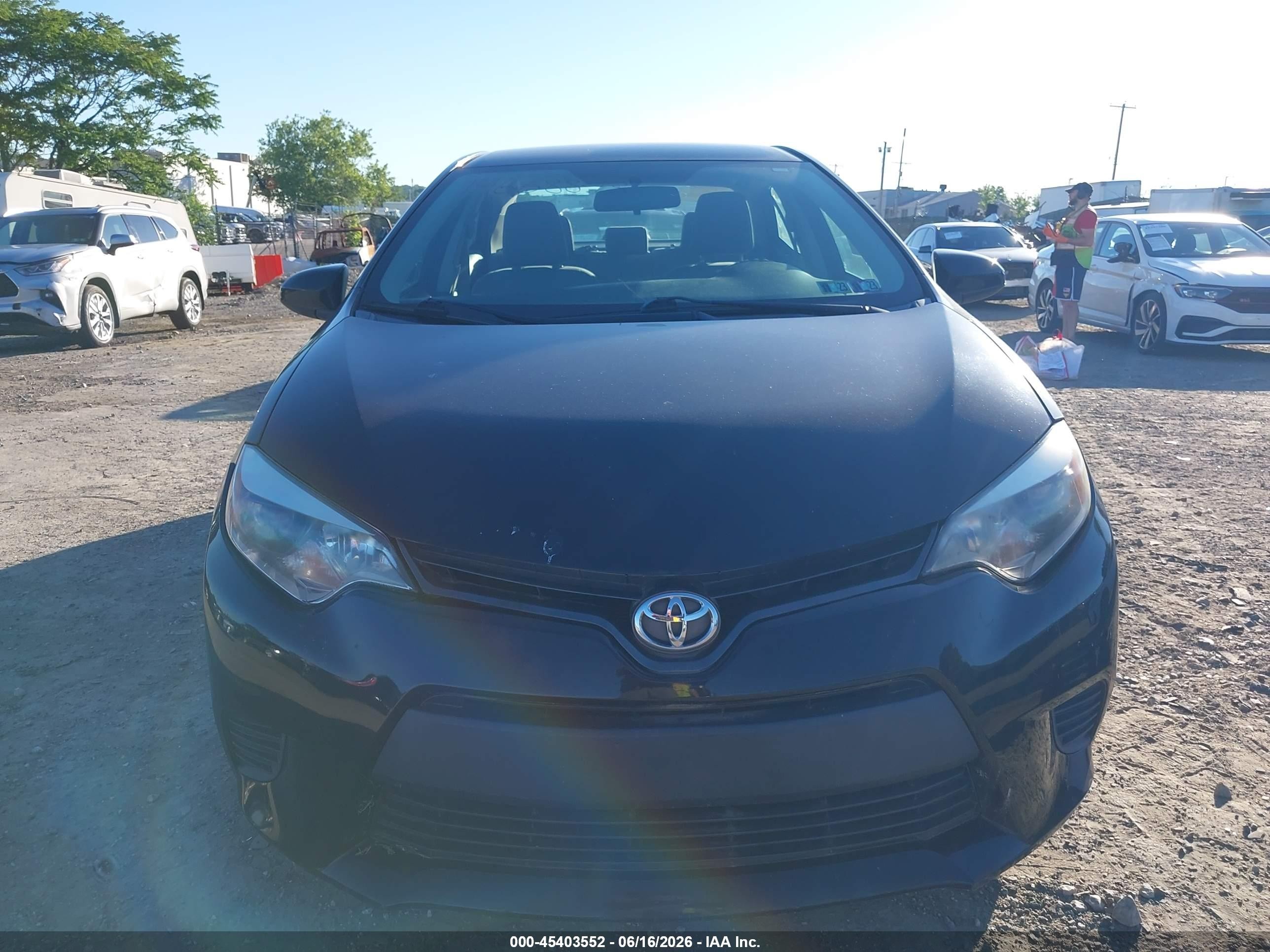 2014 Toyota Corolla Le Black vin: 2T1BURHE0EC131962