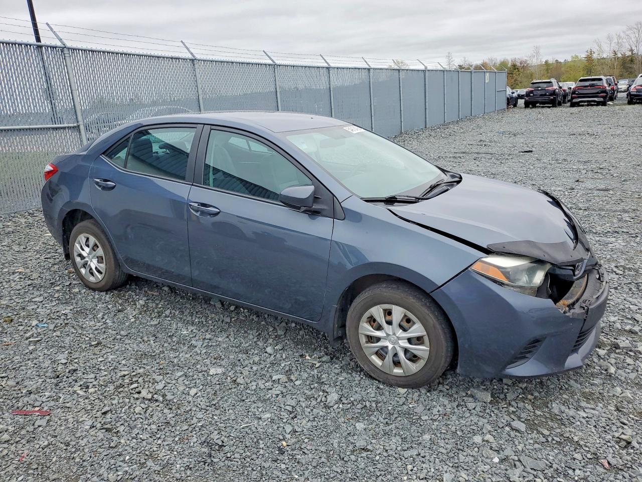 2014 Toyota Corolla L Серый vin: 2T1BURHE0EC133999