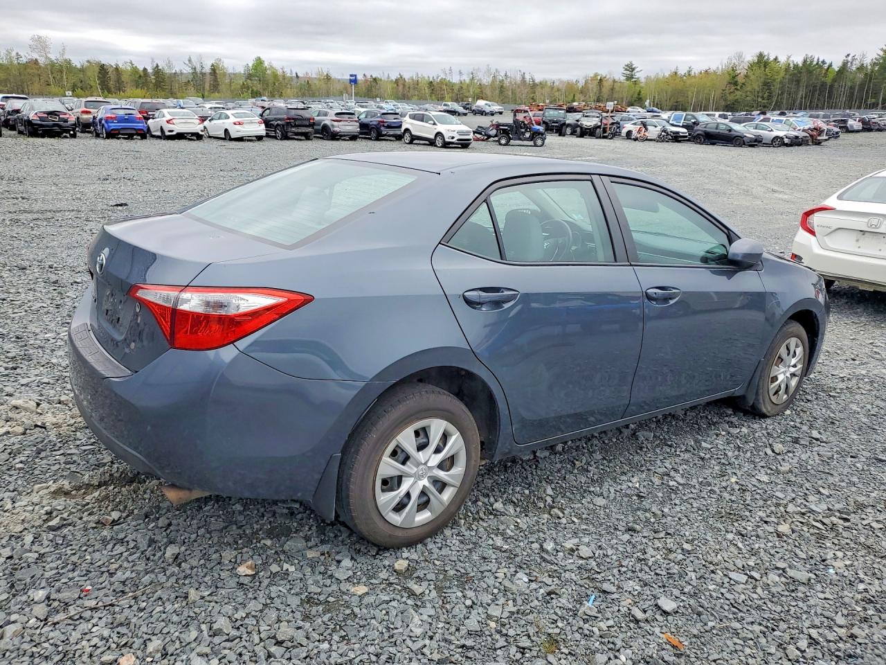 2014 Toyota Corolla L Серый vin: 2T1BURHE0EC133999
