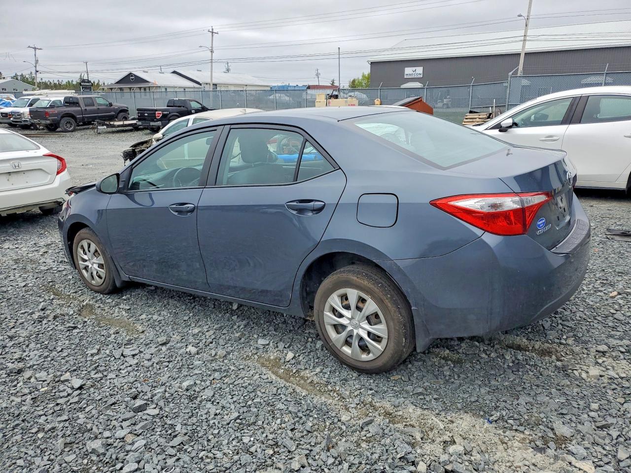 2014 Toyota Corolla L Серый vin: 2T1BURHE0EC133999