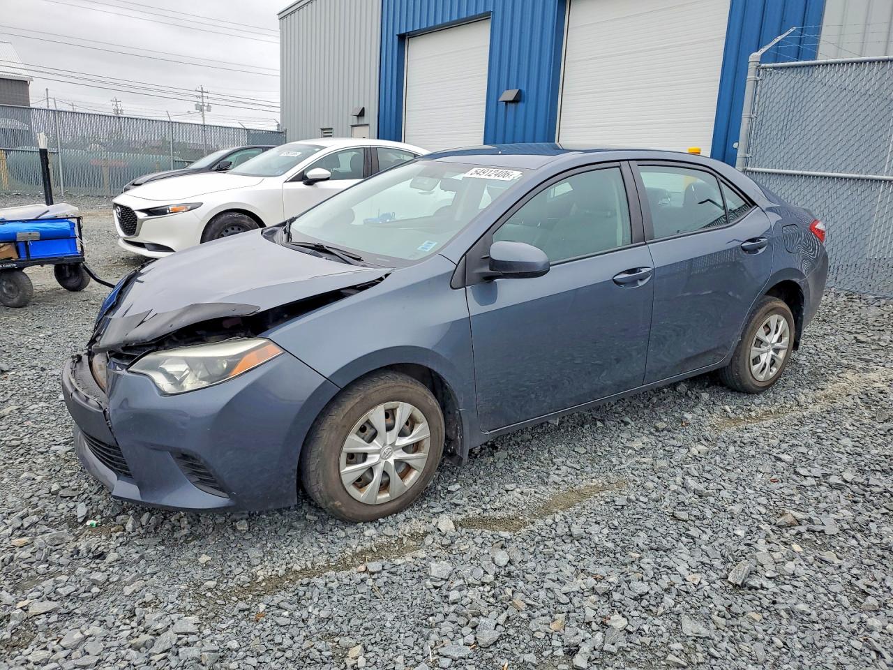 2014 Toyota Corolla L Серый vin: 2T1BURHE0EC133999
