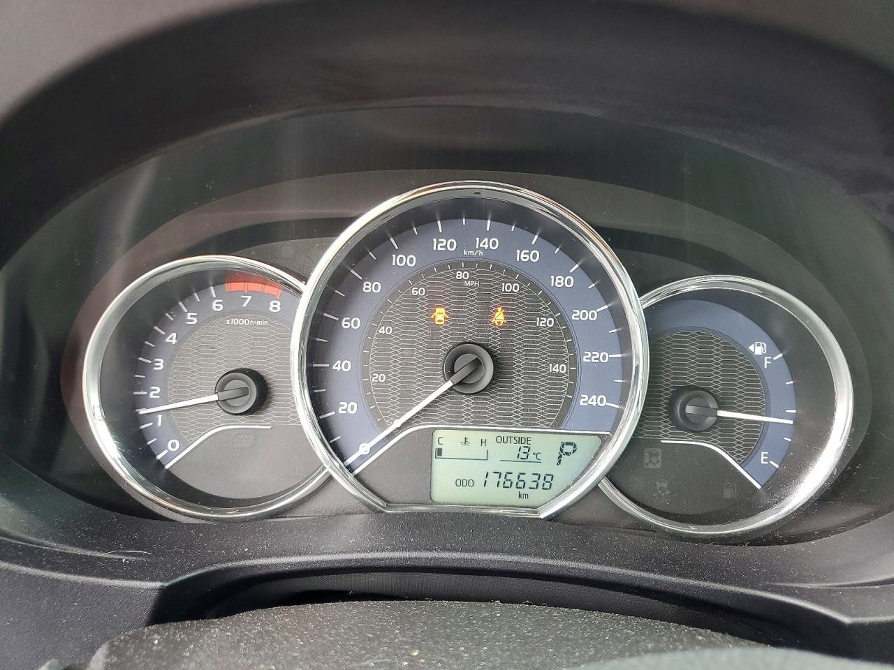 2014 Toyota Corolla L Серый vin: 2T1BURHE0EC133999