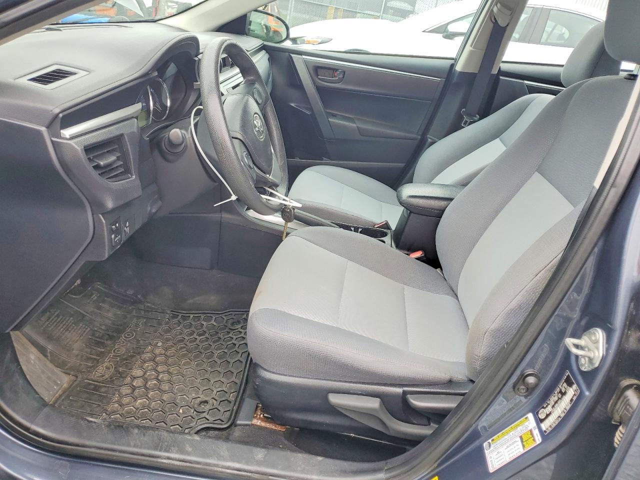 2014 Toyota Corolla L Серый vin: 2T1BURHE0EC133999