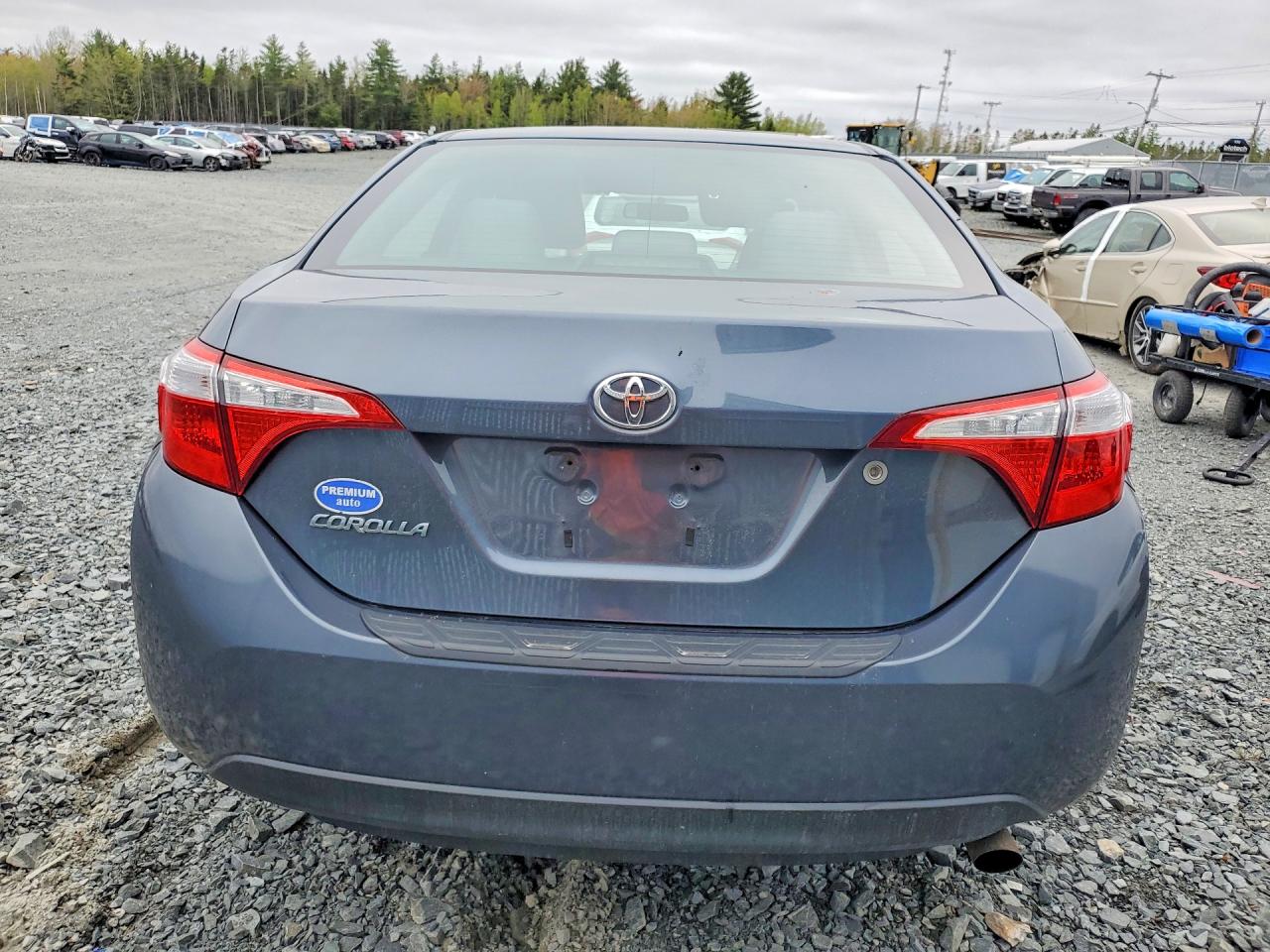 2014 Toyota Corolla L Серый vin: 2T1BURHE0EC133999