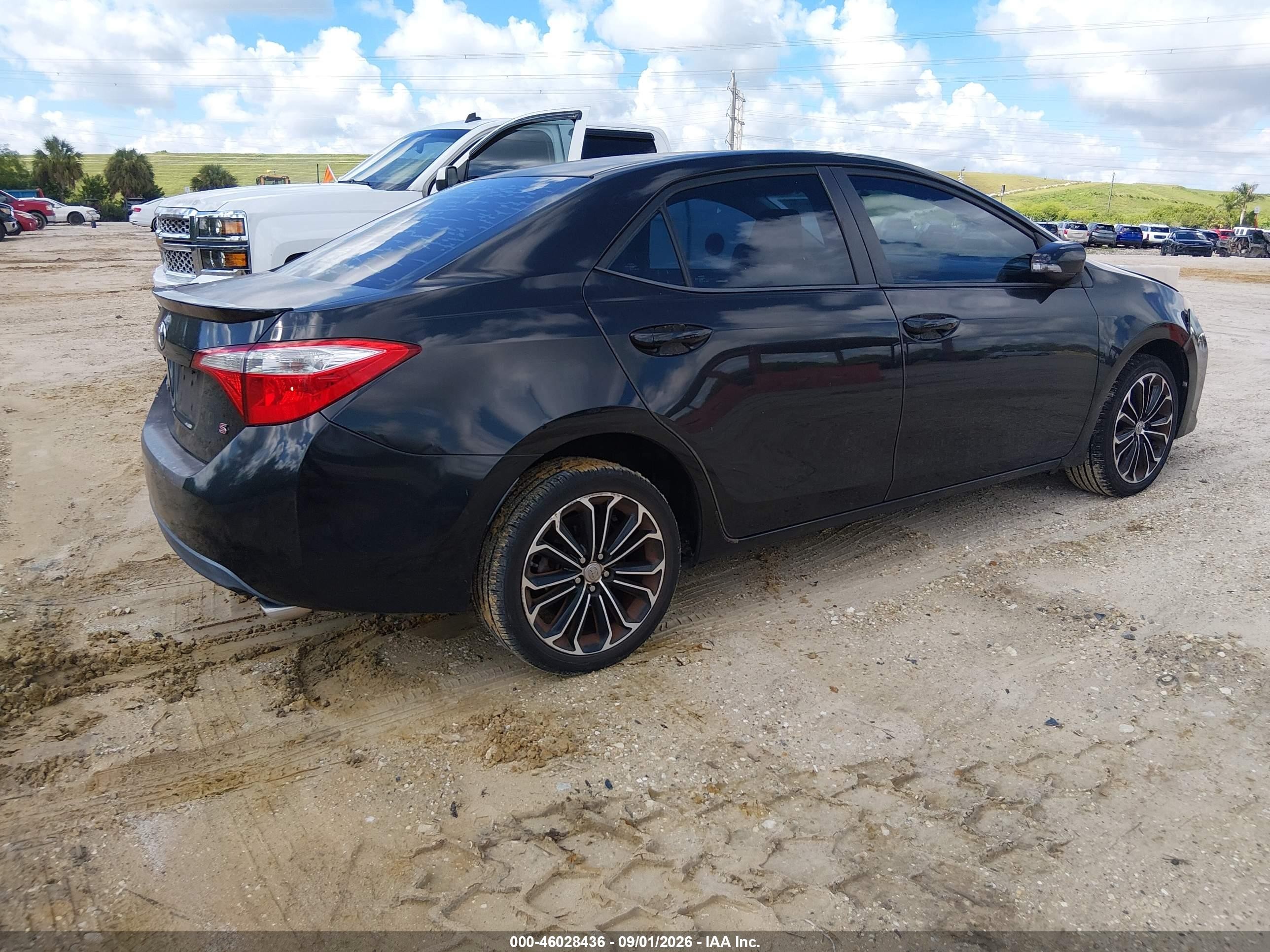 2014 Toyota Corolla S Plus Black vin: 2T1BURHE0EC136868
