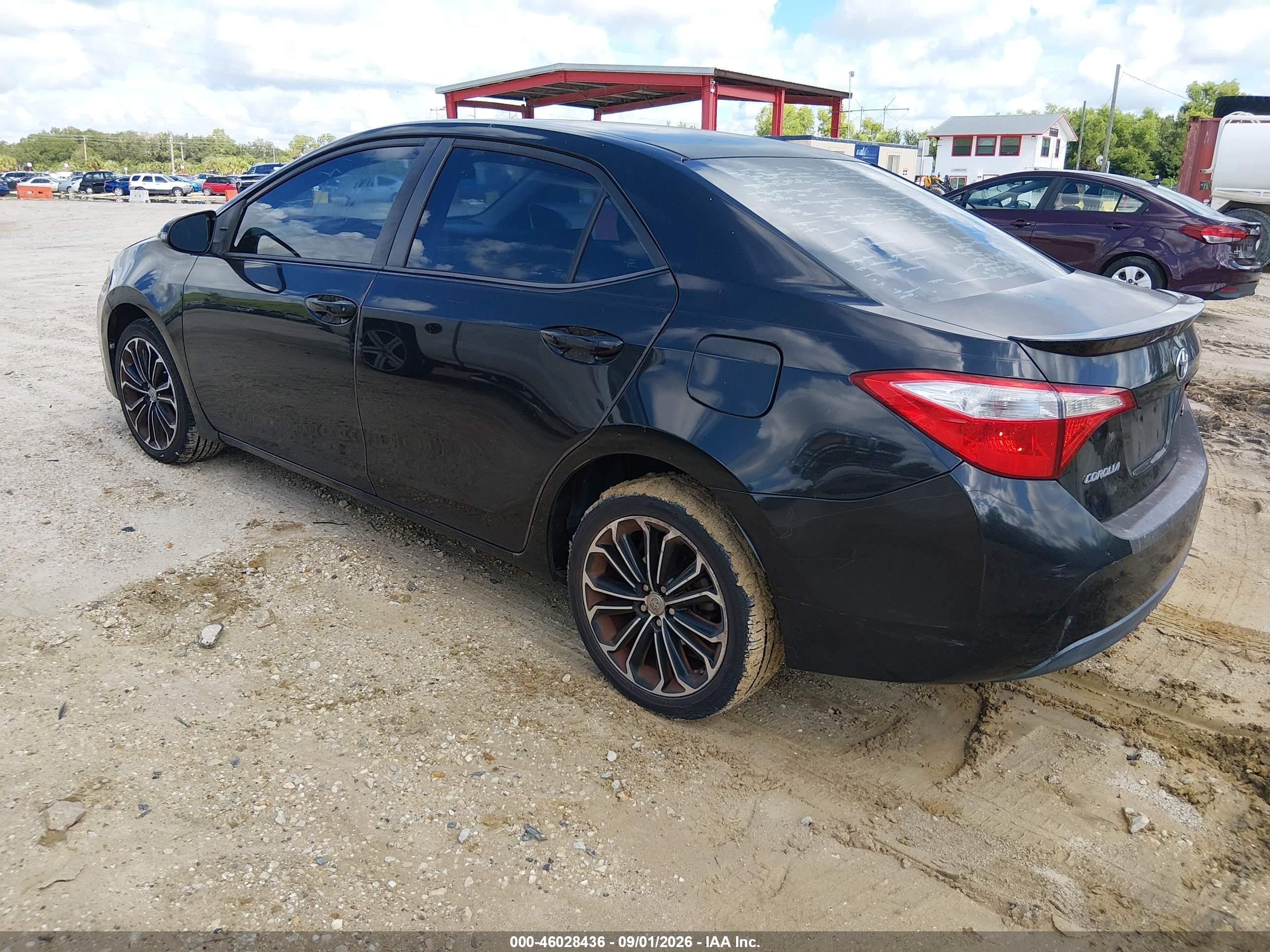 2014 Toyota Corolla S Plus Black vin: 2T1BURHE0EC136868